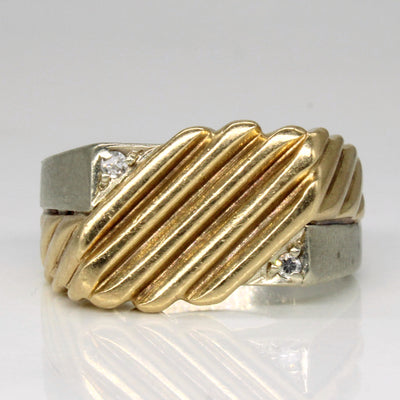 Diamond Abstract Ring | 0.03ctw | SZ 9.25 |