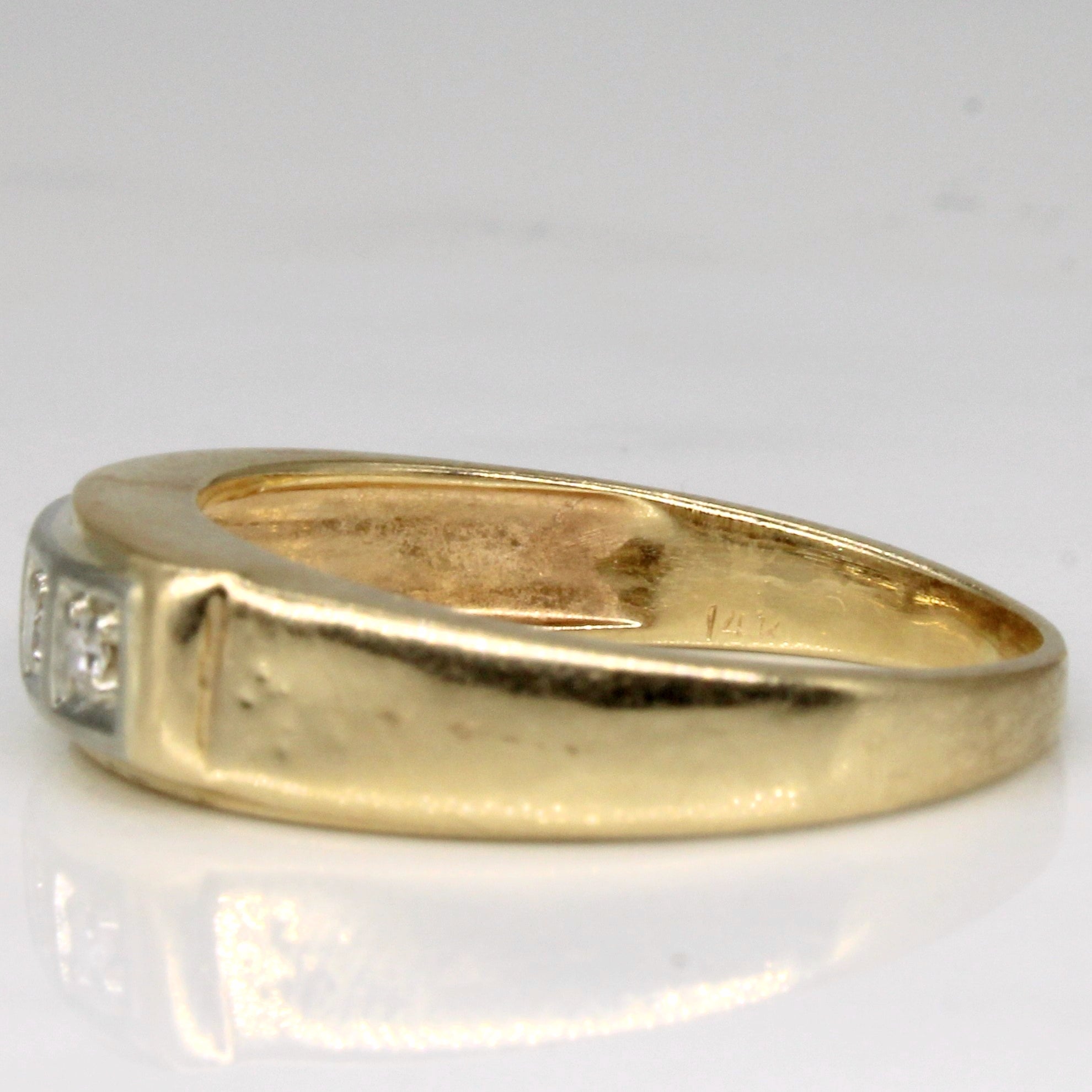 Diamond Flush Set Ring | 0.04ctw | SZ 7.25 |
