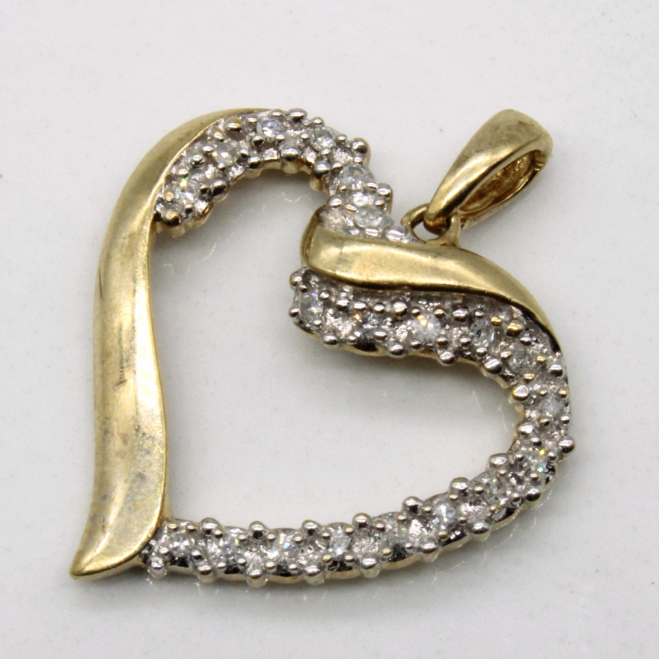 Diamond Heart Pendant | 0.08ctw |