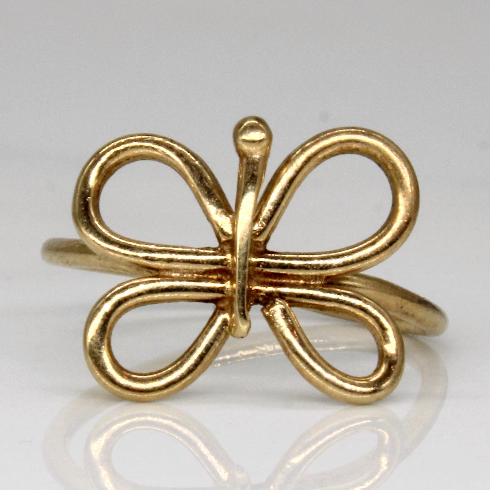 10k Yellow Gold Butterfly Ring | SZ 3.75 |