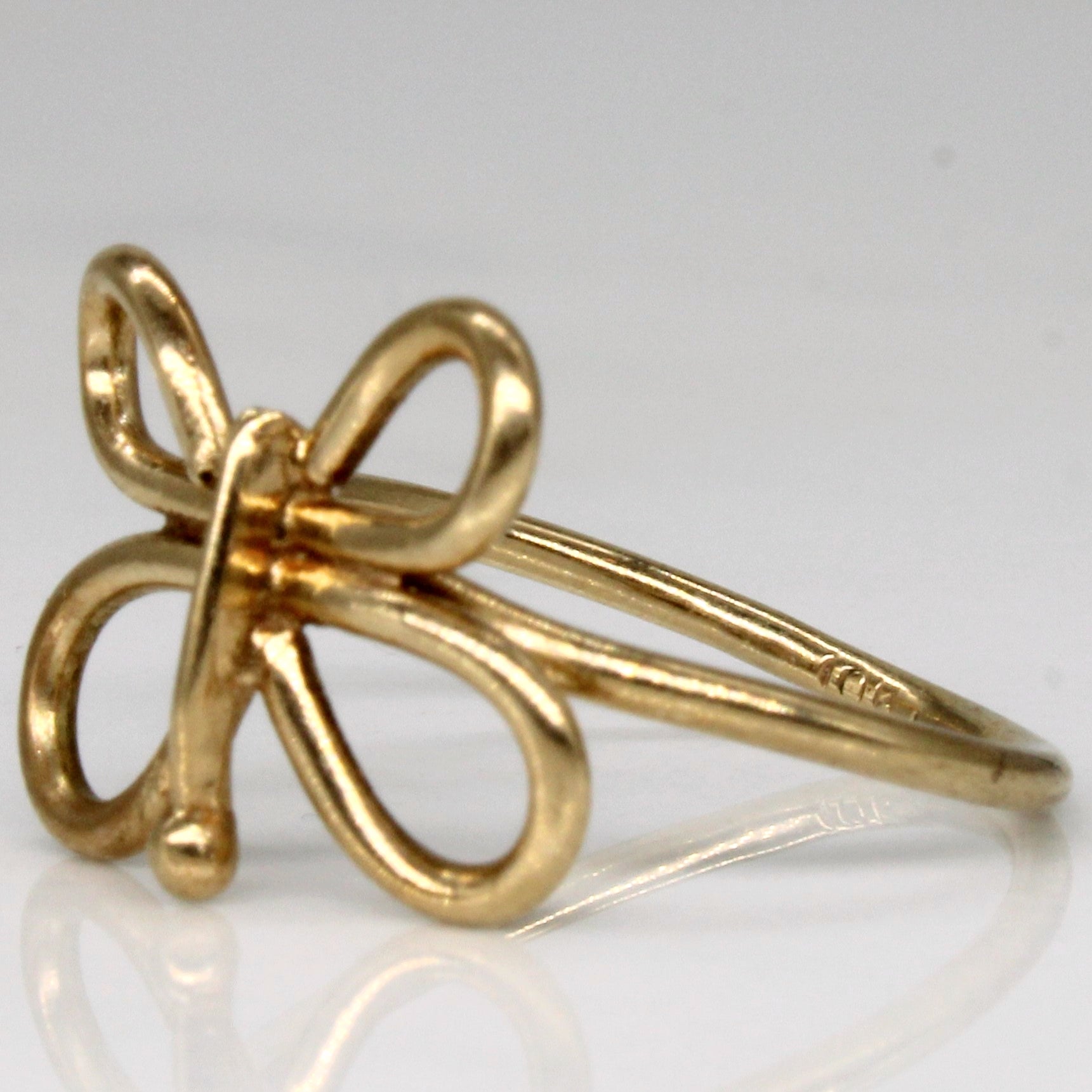 10k Yellow Gold Butterfly Ring | SZ 3.75 |