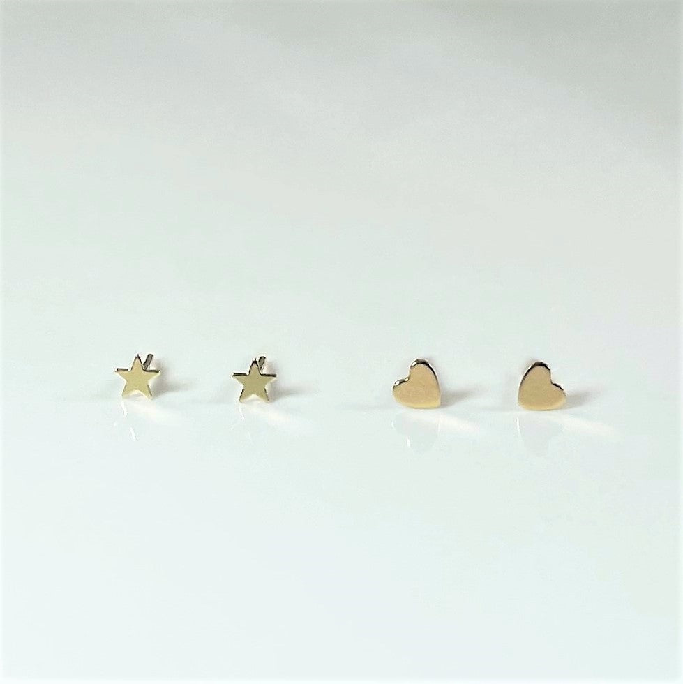 'Bespoke' Mini Gold Studs |