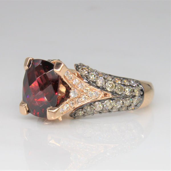 'Le Vian' Rhodolite Garnet & Diamond Ring | 3.00ct, 1.20ctw | SZ 7.25 |