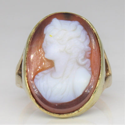 Split Shank Cameo Ring | SZ 4.5 |