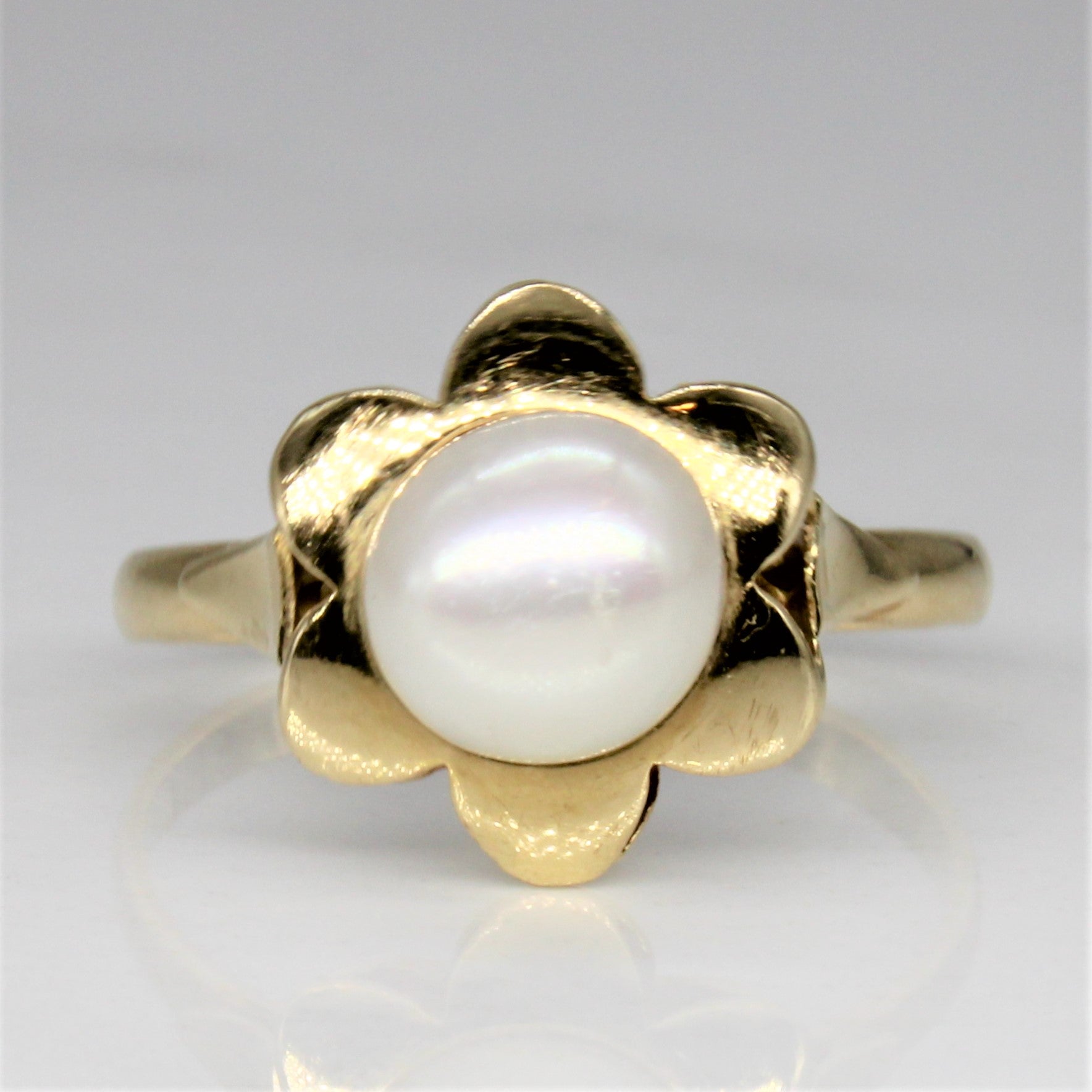 Pearl Flower Ring | SZ 7.75 |