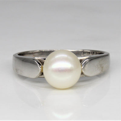 Pearl Solitaire Ring | SZ 5.5 |