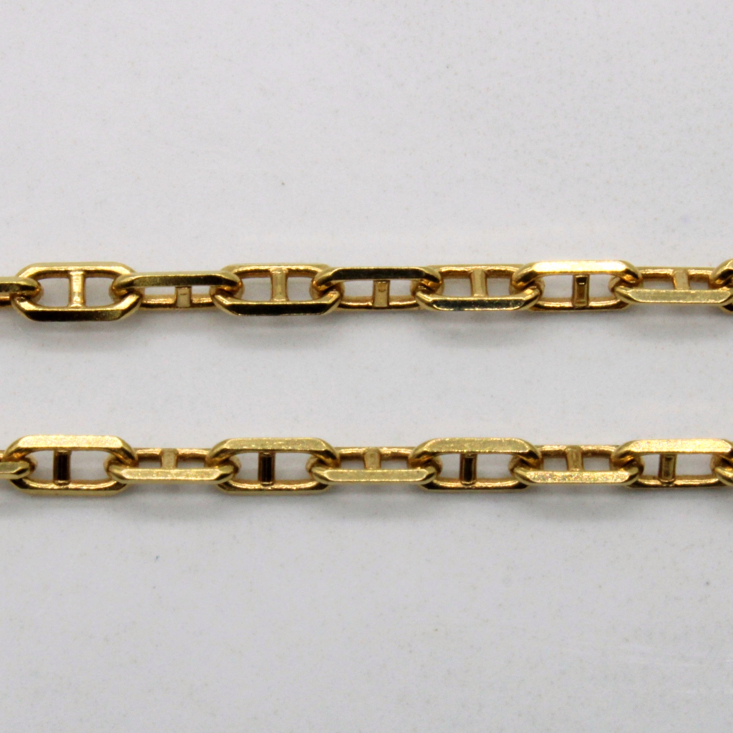 14k Yellow Gold Anchor Link Chain | 24" |