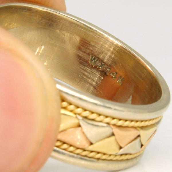 14k Multi Tone Gold Woven Ring | SZ 11 |