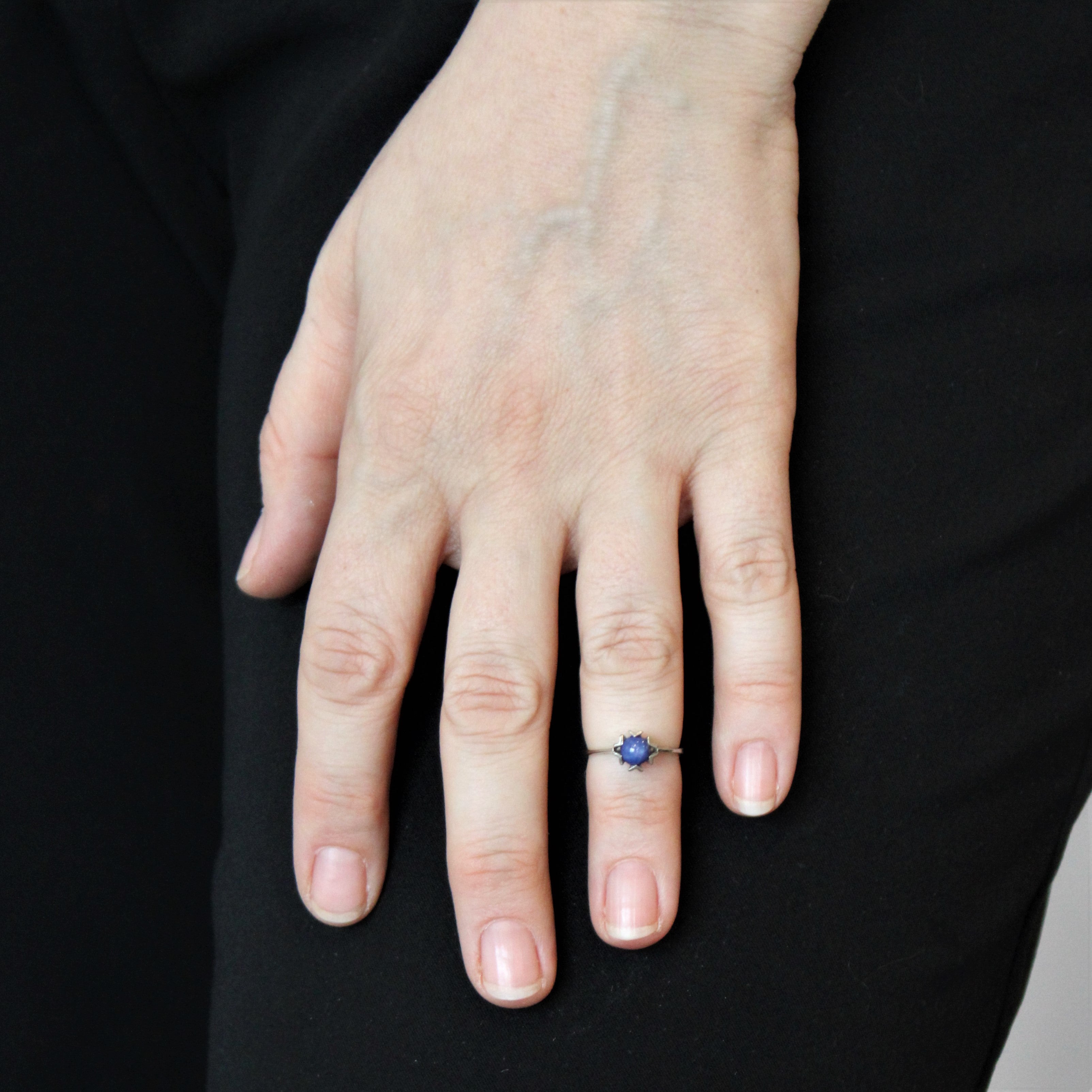 Synthetic Star Sapphire Ring | 0.60ct | SZ 4 |