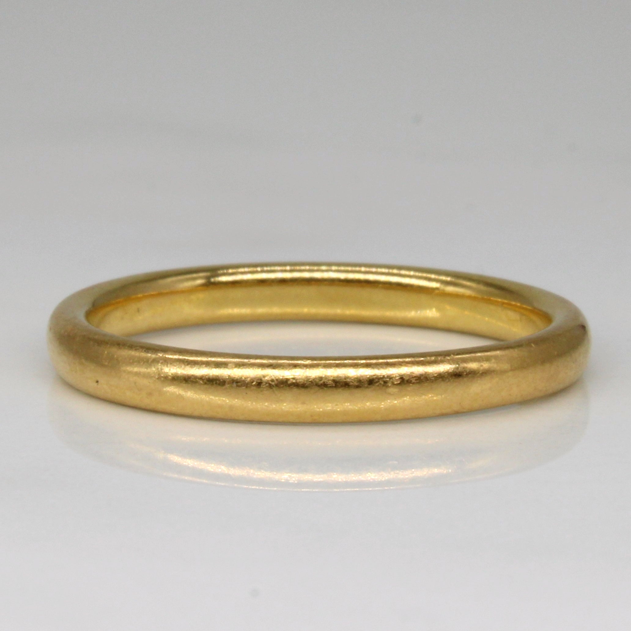 22k Yellow Gold Band | SZ 8 |