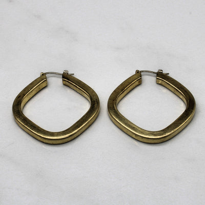 Soft Square Hoop Earrings |