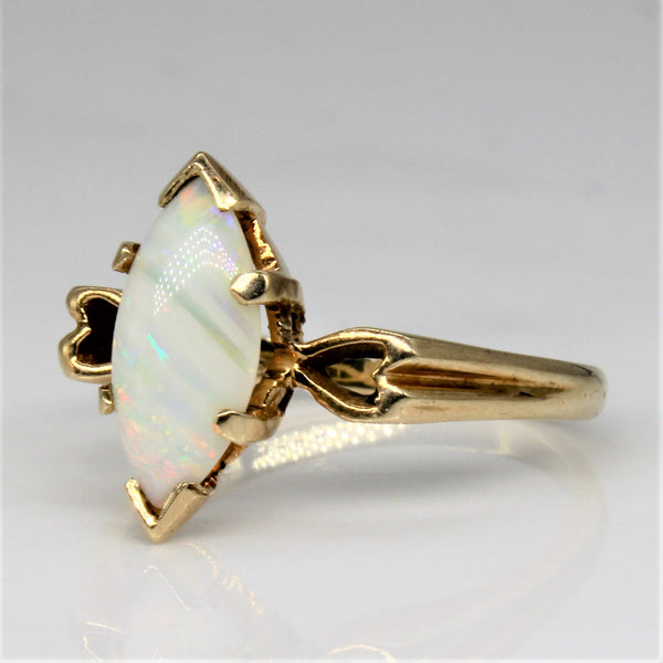 Marquise Cabochon Opal Ring | 1.00ct | SZ 6.5 |