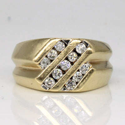 Channel Set Diamond Ring | 0.28ctw | SZ 5 |