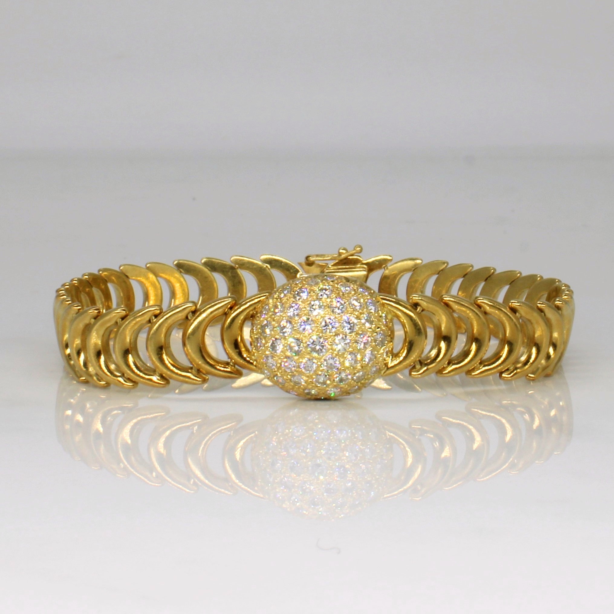 Diamond Dome Bracelet | 1.00ctw | 7" |