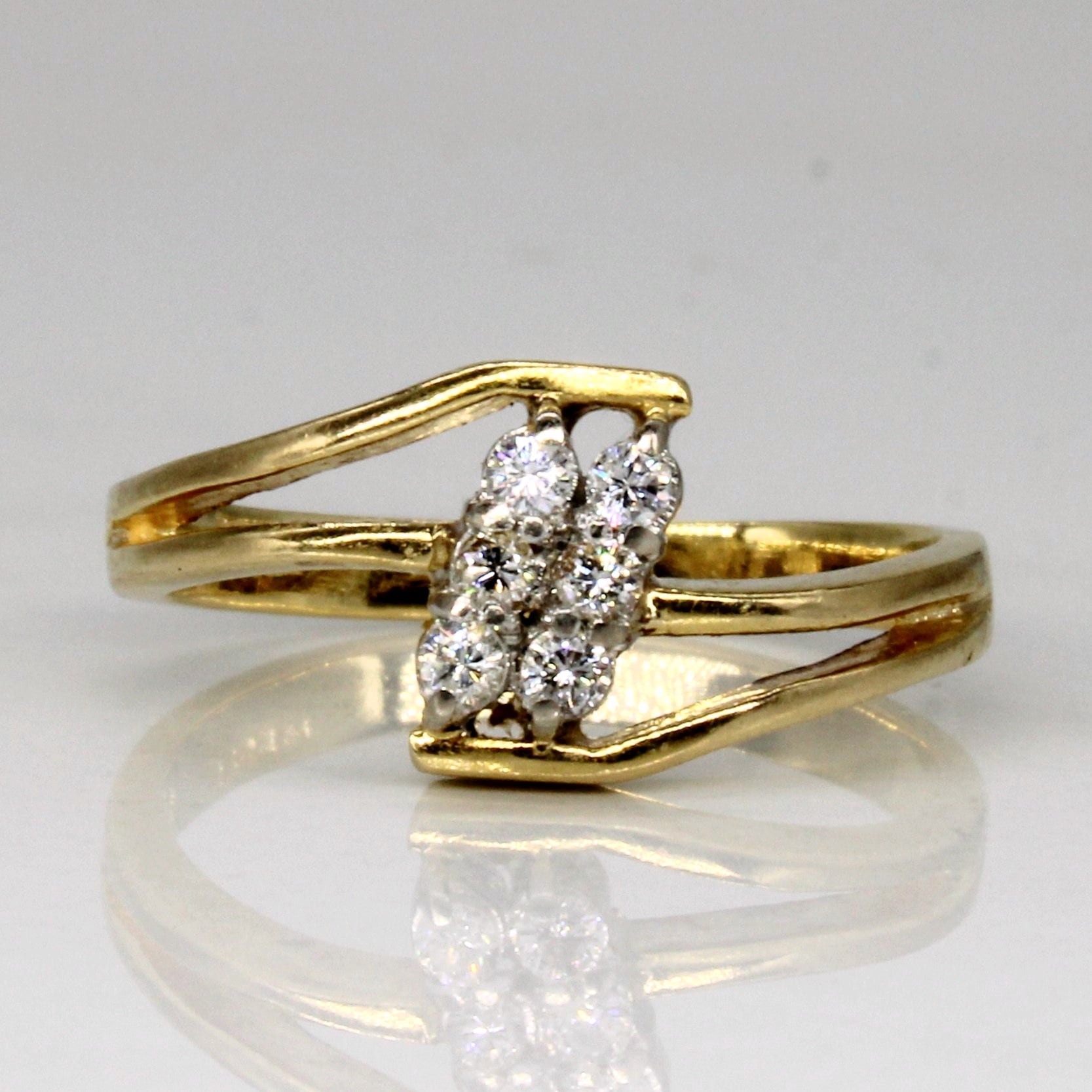 Diamond Waterfall Ring | 0.13ctw | SZ 6 |