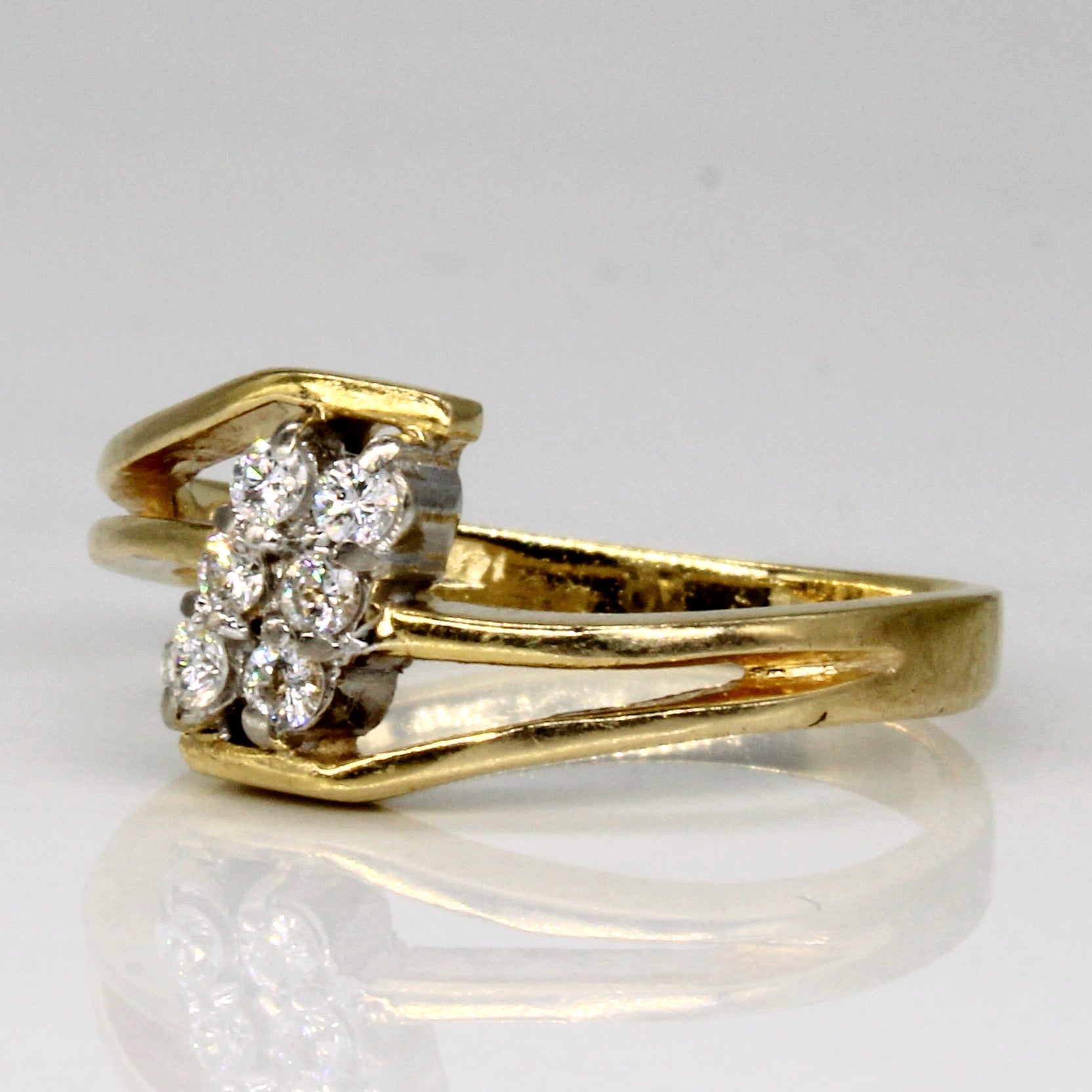 Diamond Waterfall Ring | 0.13ctw | SZ 6 |