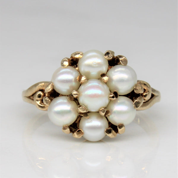 1930s Pearl Cluster Ring | SZ 4.5 |
