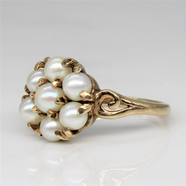 1930s Pearl Cluster Ring | SZ 4.5 |