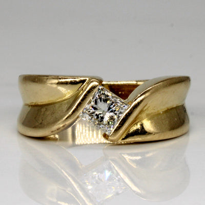 Princess Cut Diamond Engagement Ring | 0.49ct | SZ 6.25 |