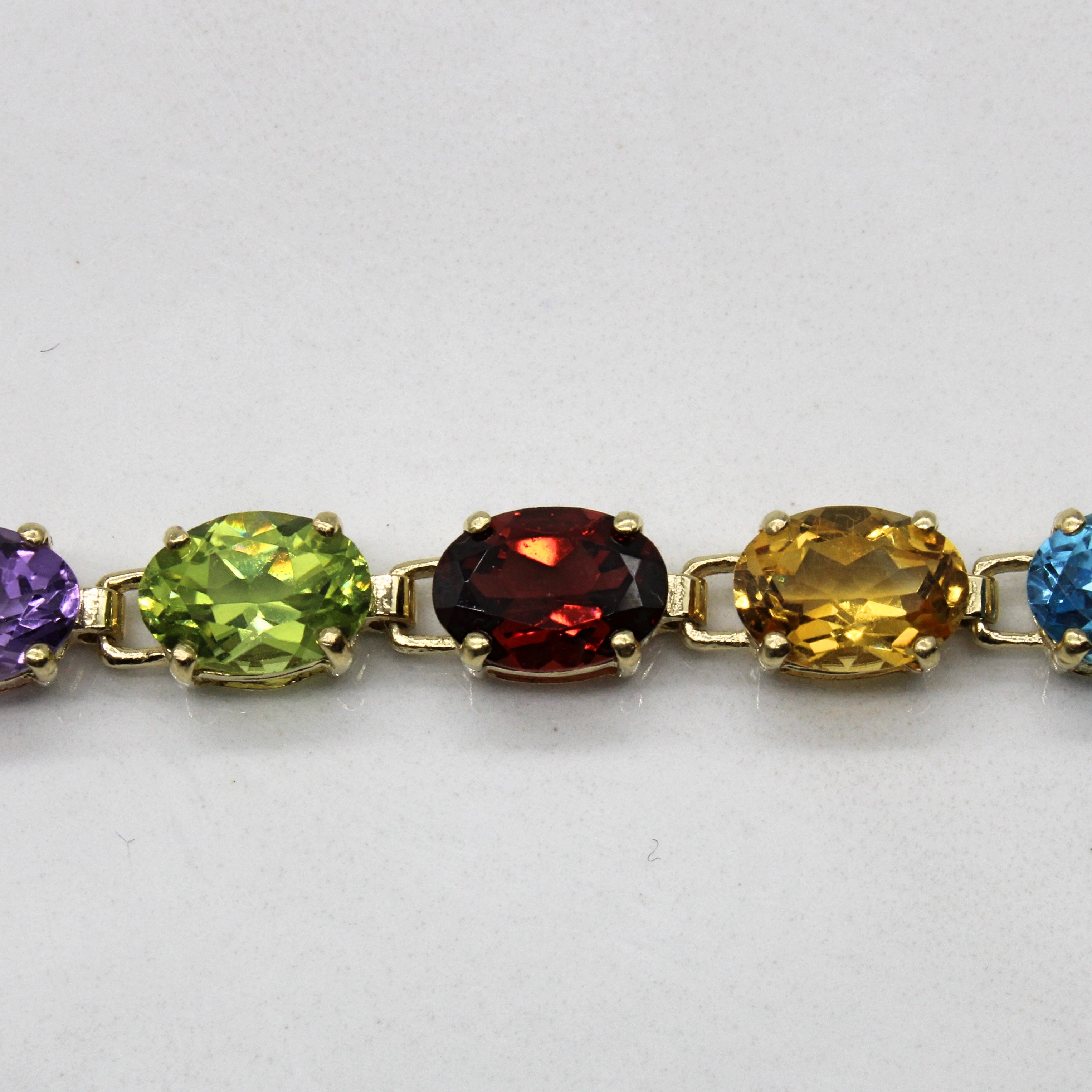 Multi Gem Tennis Bracelet | 14.70ctw | 7.5" |