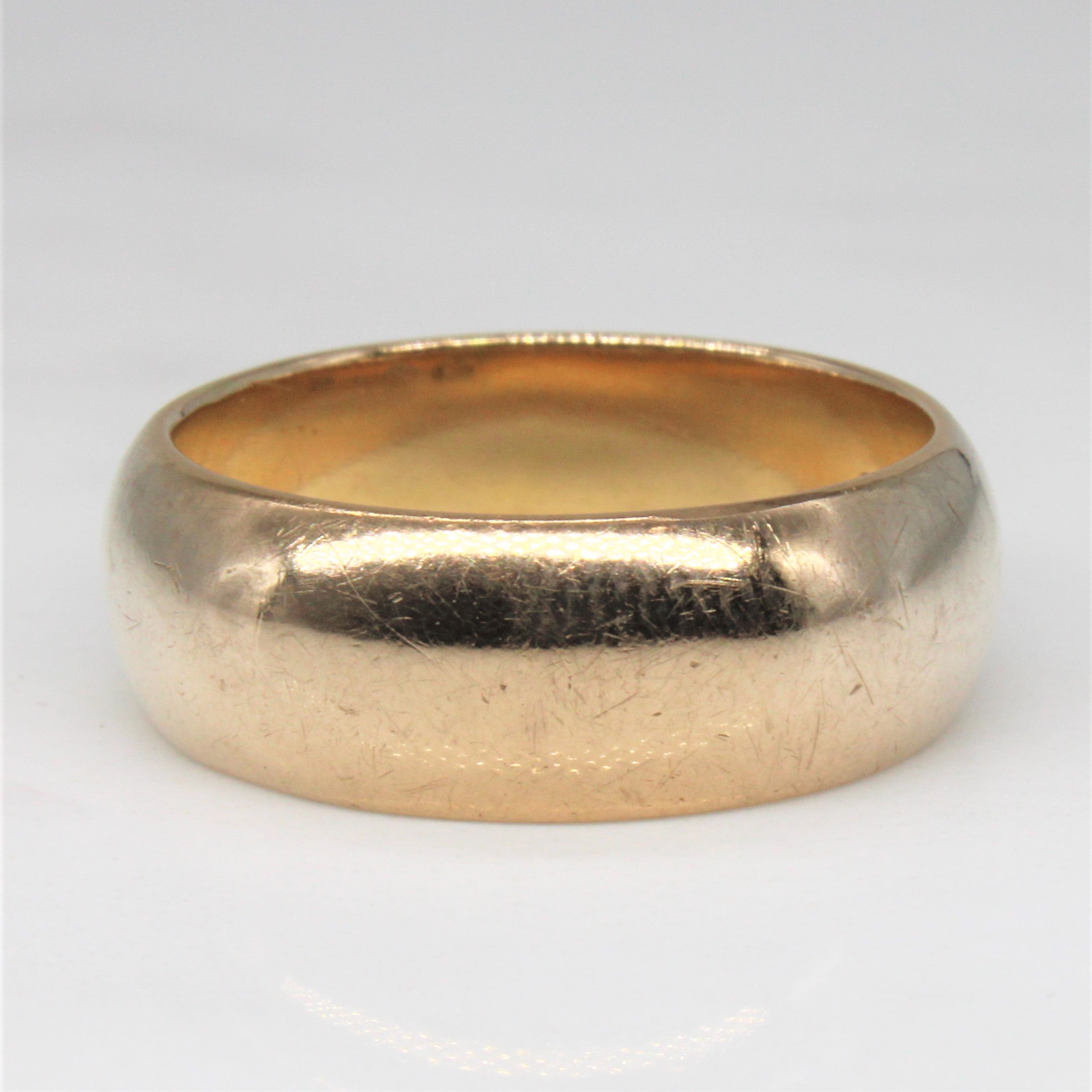 Yellow Gold Plain Band | SZ 8.5 |