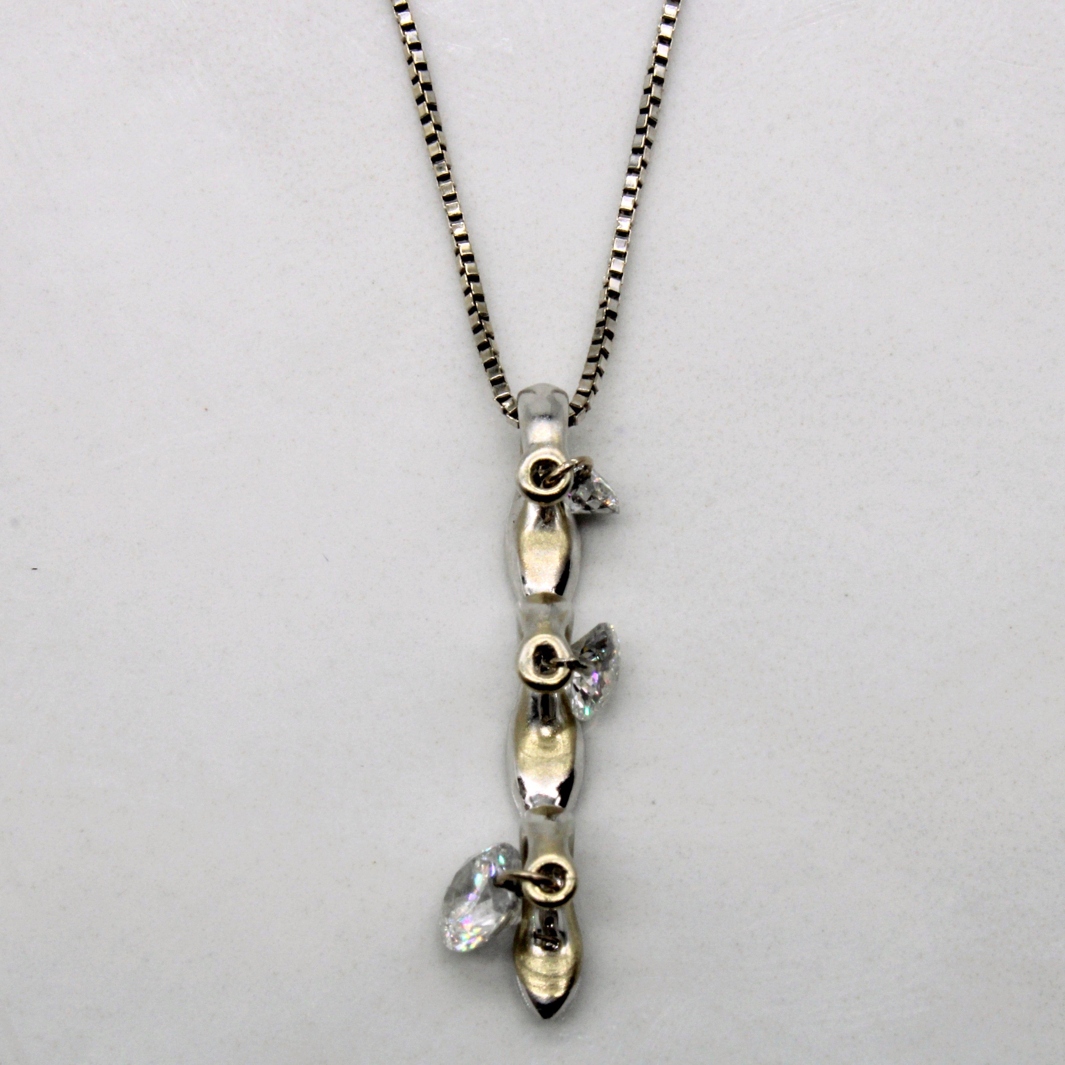 Diamond Pendant Necklace | 0.50ctw | 18" |