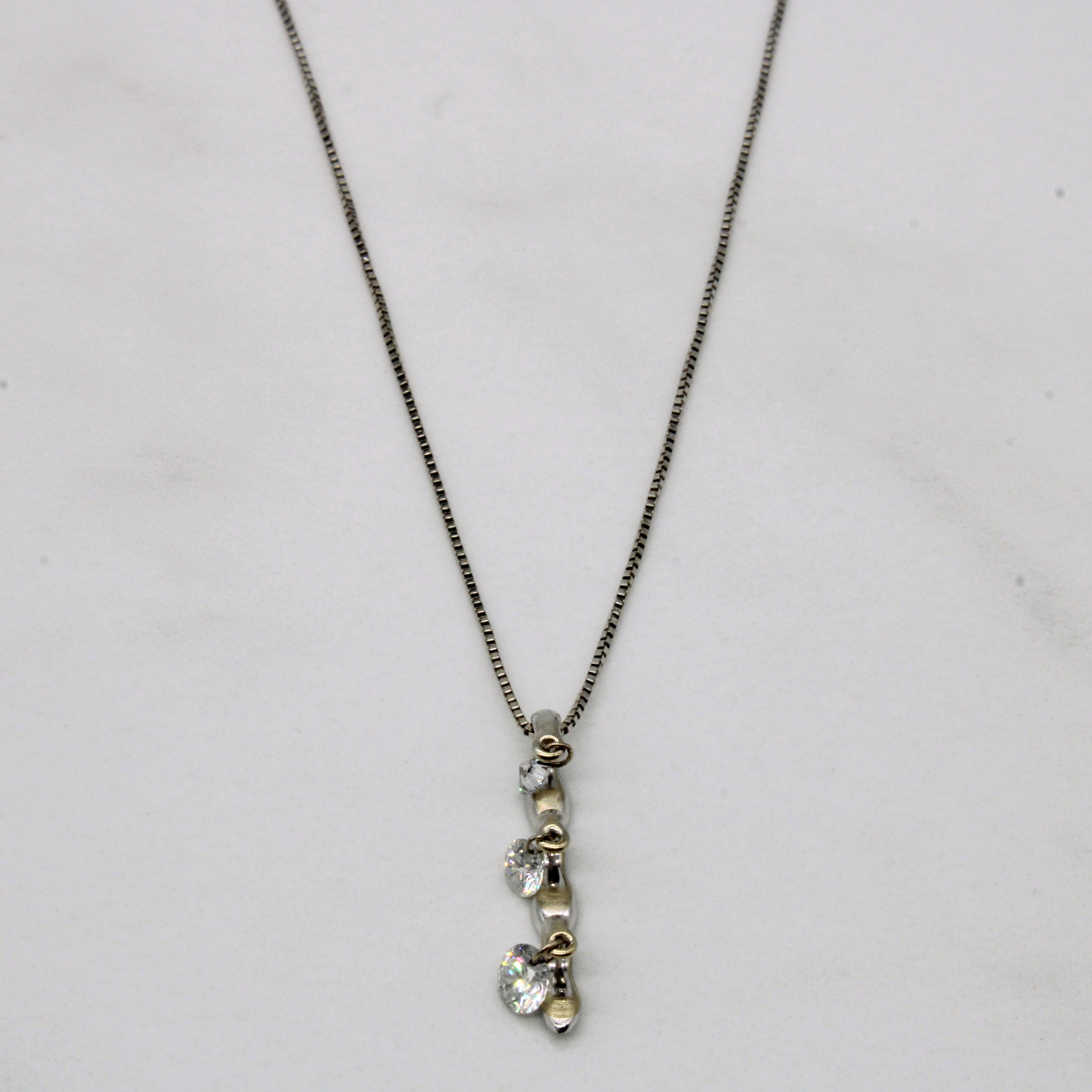 Diamond Pendant Necklace | 0.50ctw | 18" |