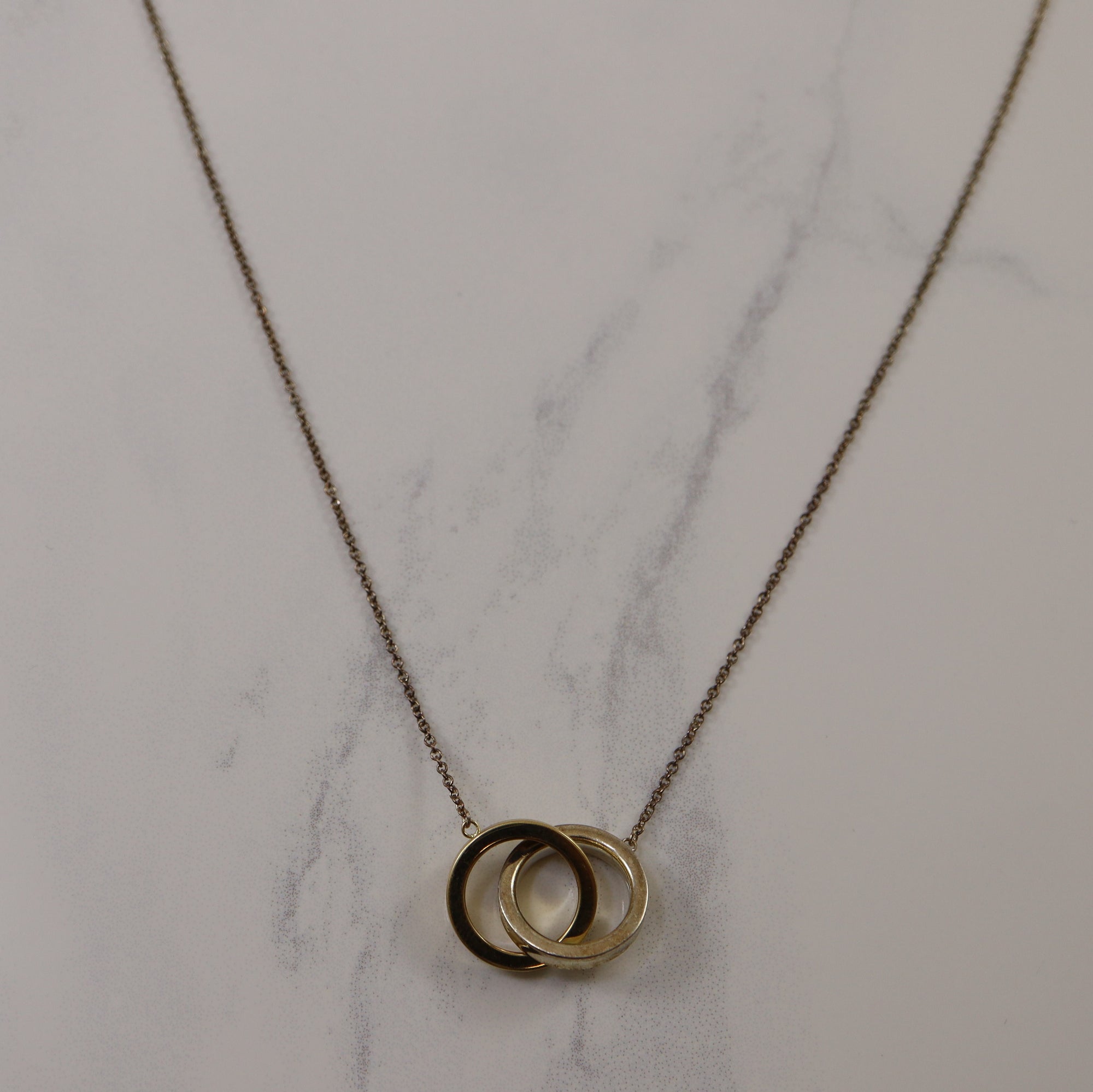 Tiffany & Co 1837 Interlocking 3 Circles Sterling Silver Pendant Neckl –  Foxhills Jewellers Ltd