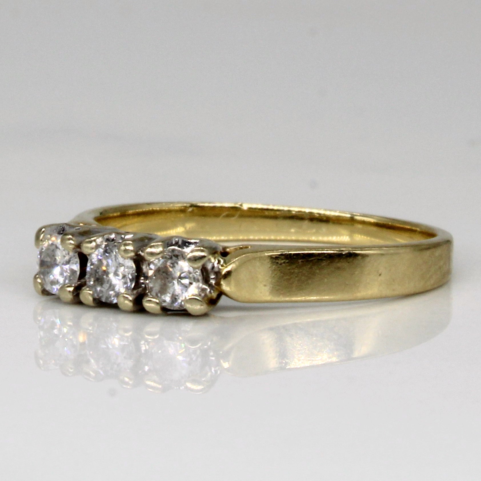 Diamond Three Stone Ring | 0.24ctw | SZ 6 |