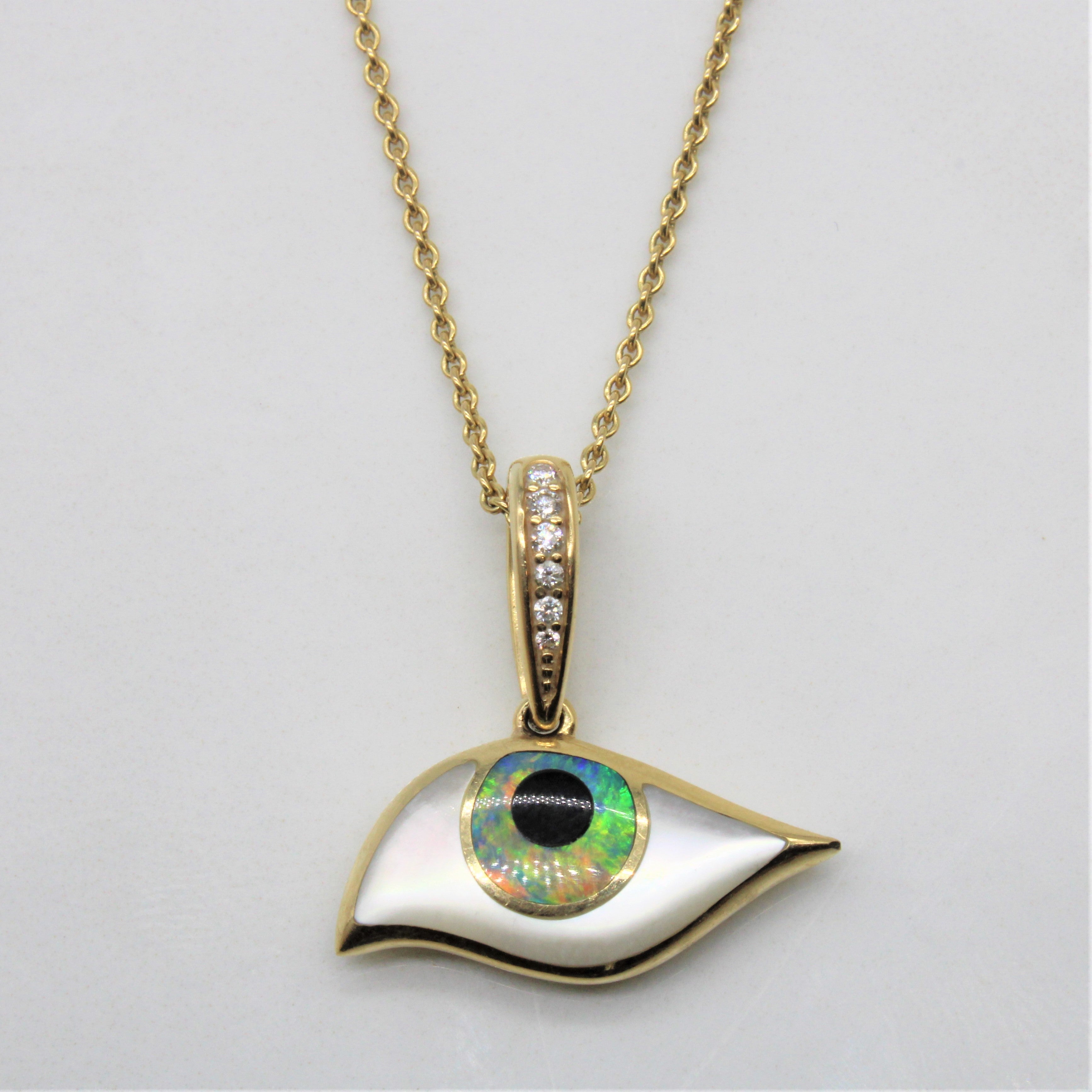 Kabana' Mati Necklace | 0.04ctw | 18" |