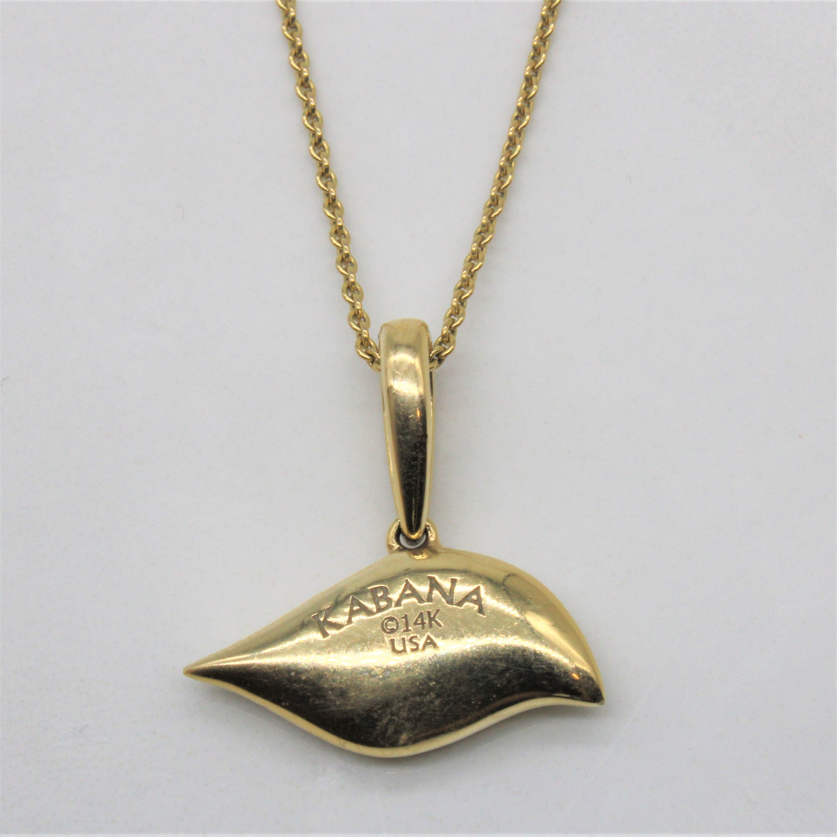 Kabana' Mati Necklace | 0.04ctw | 18" |