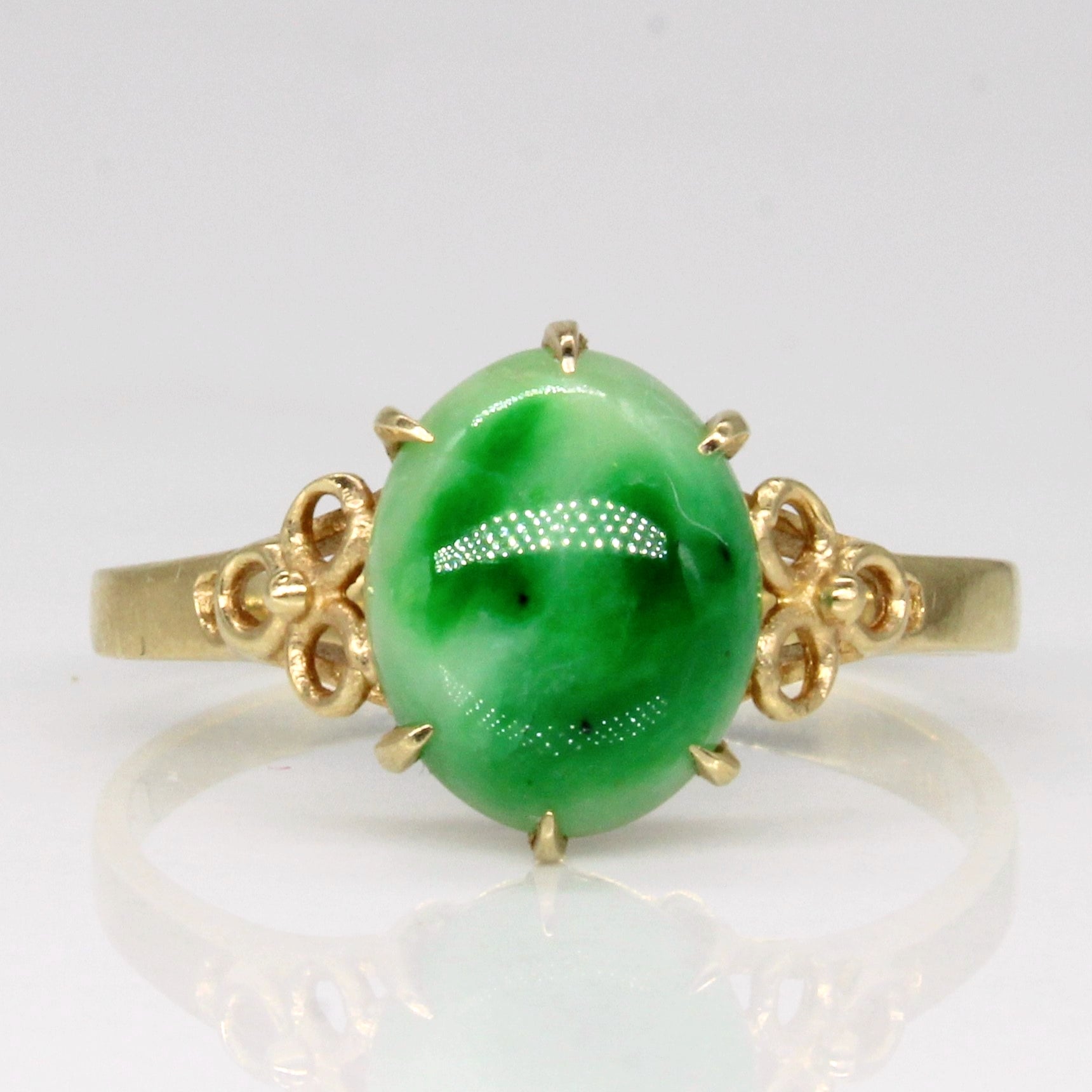Jadeite Cocktail Ring | 3.10ct | SZ 8.25 |
