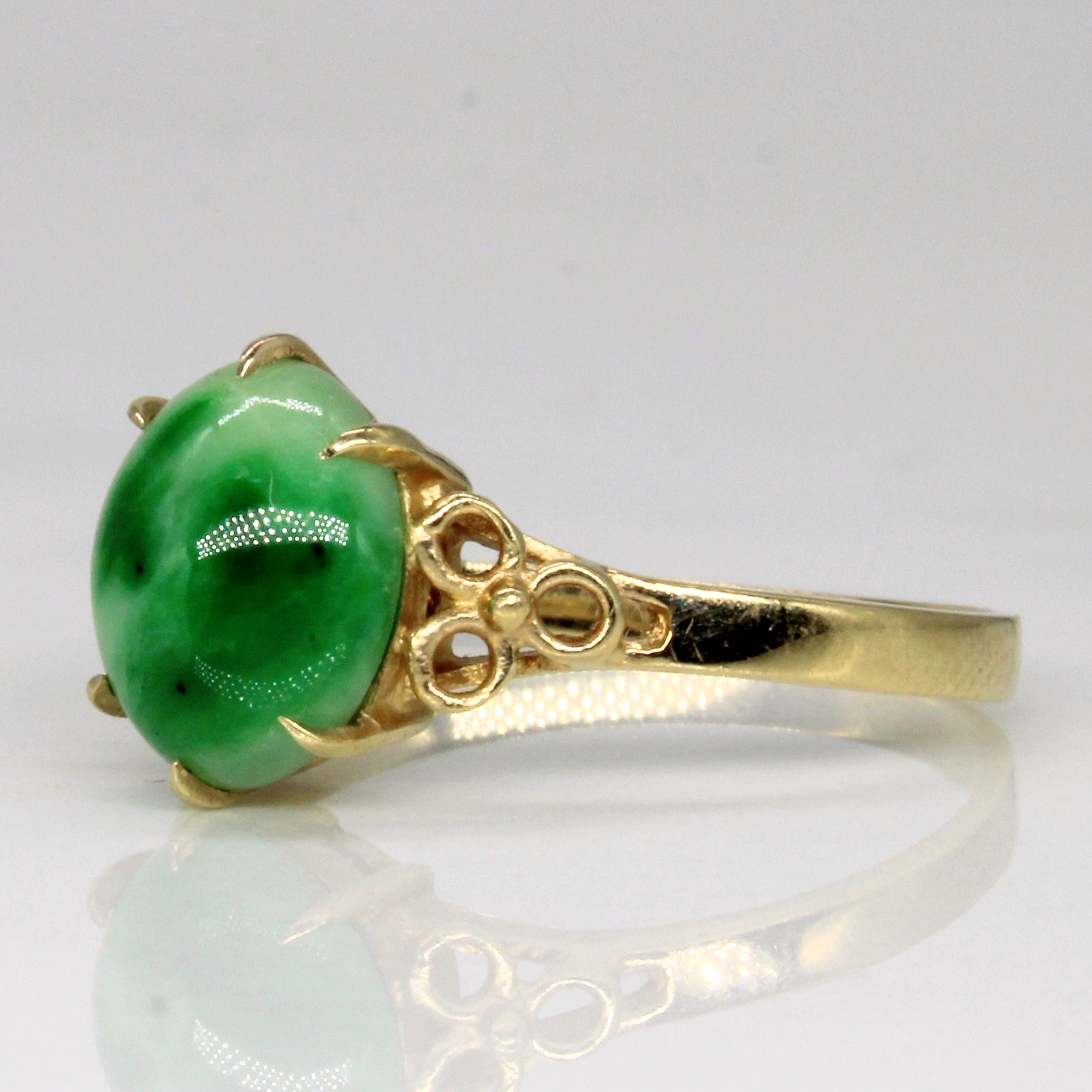 Jadeite Cocktail Ring | 3.10ct | SZ 8.25 |