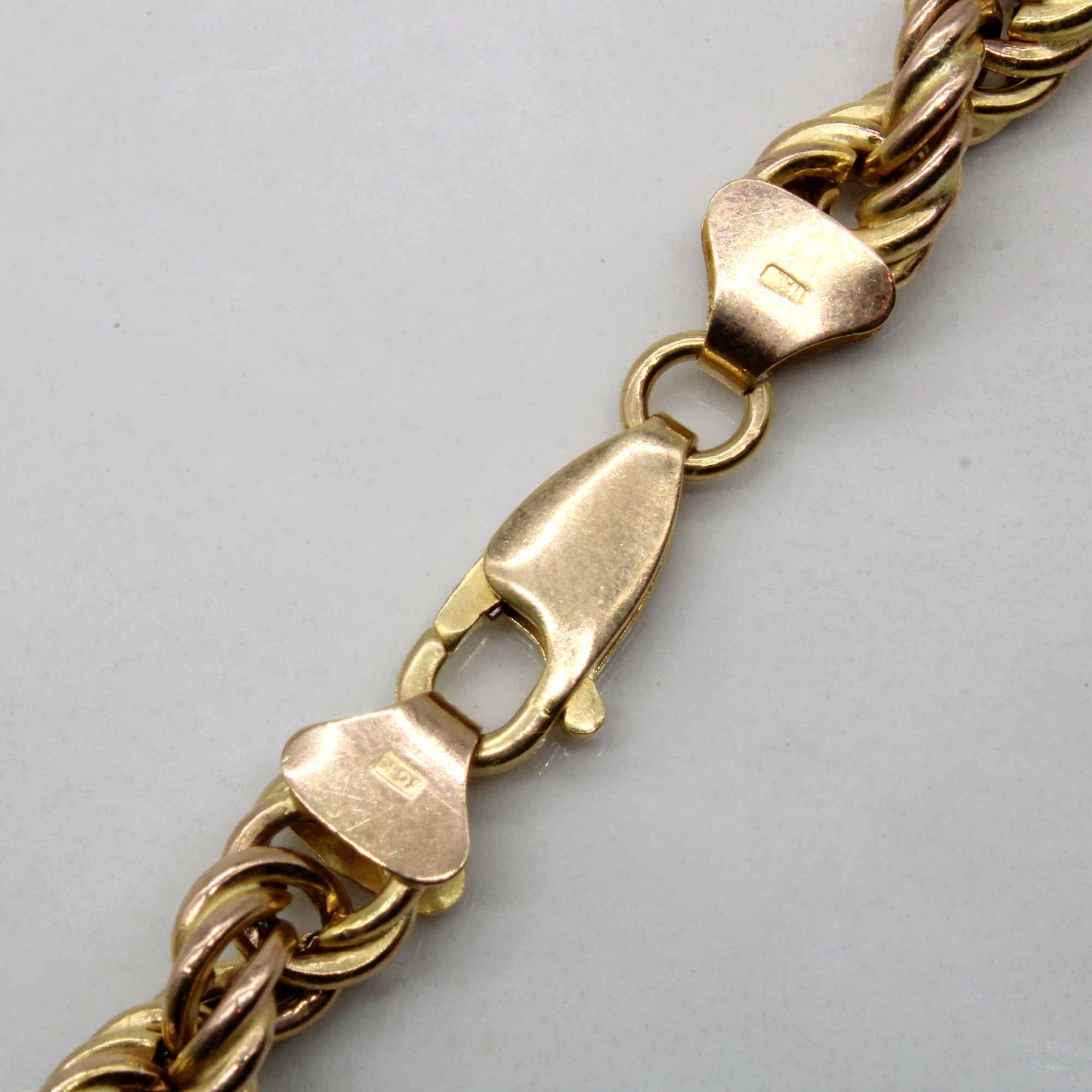 10k Yellow Gold Rope Chain | 30