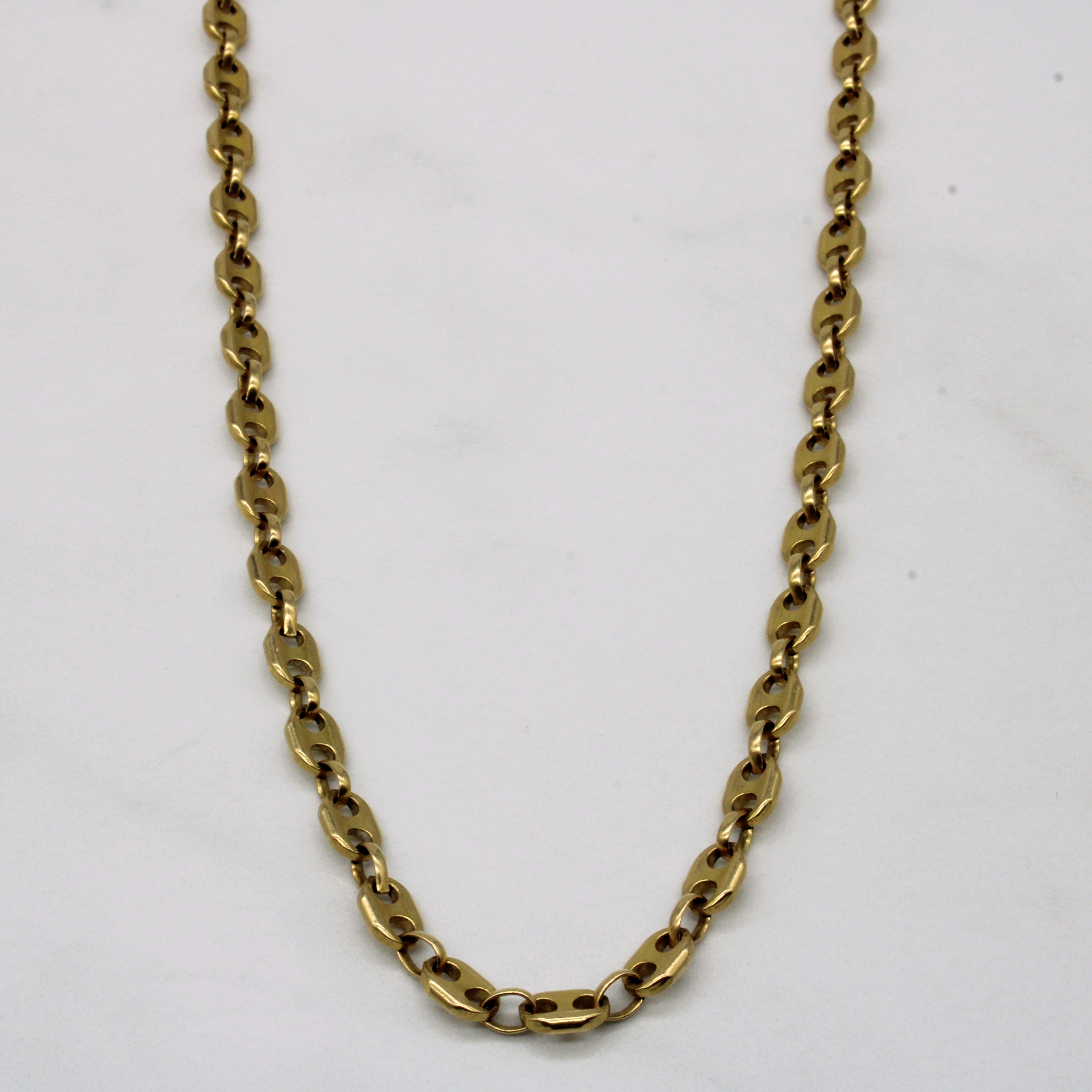 14k Yellow Gold Anchor Link Chain | 18" |