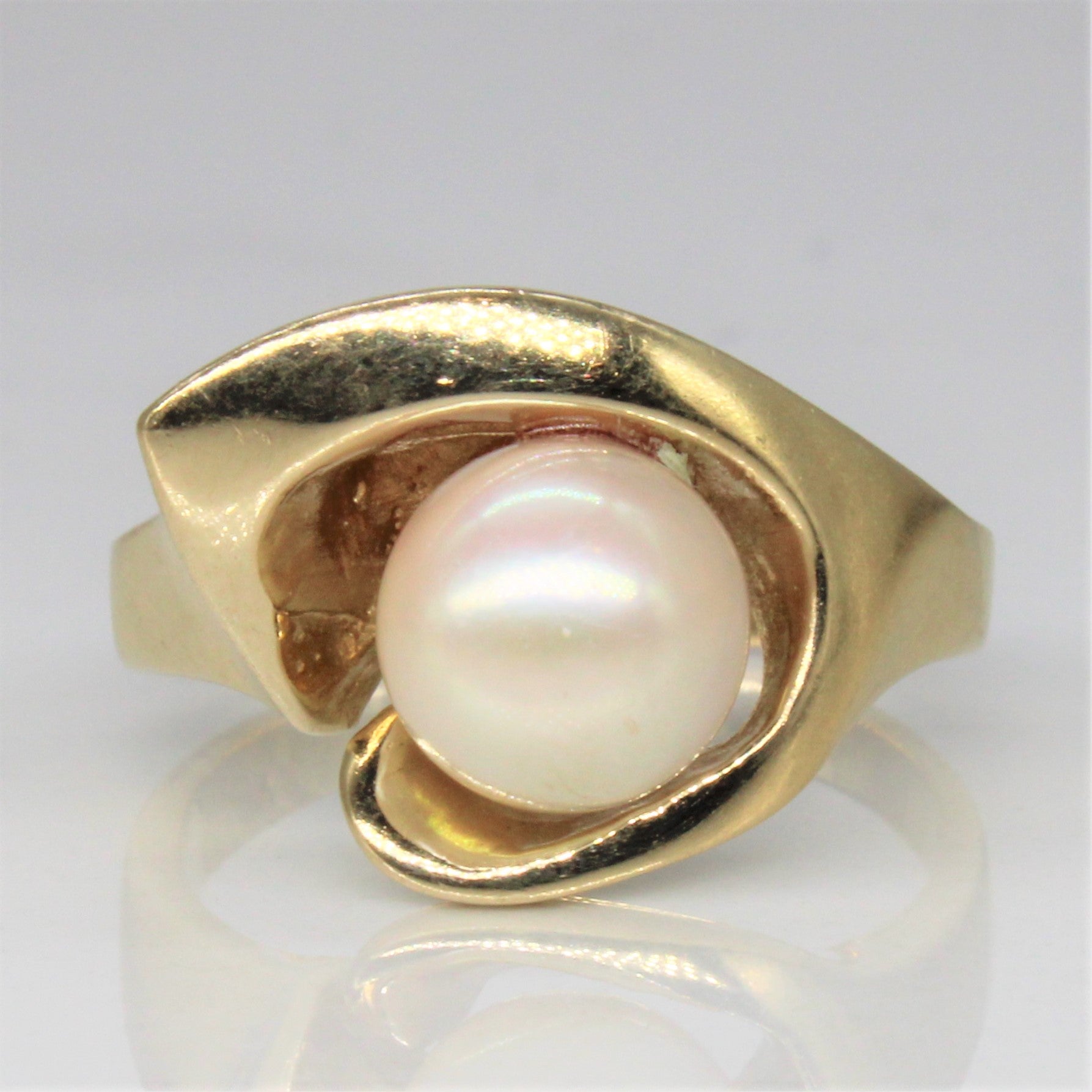 Pearl Cocktail Ring | SZ 6.25 |