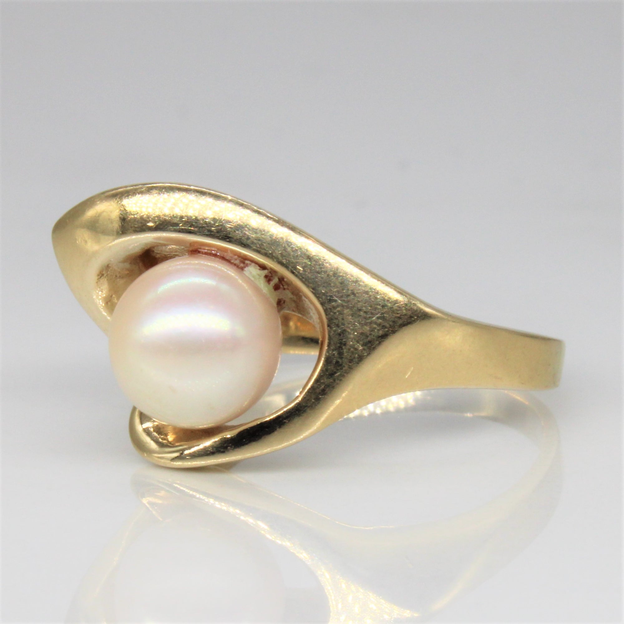 Pearl Cocktail Ring | SZ 6.25 |