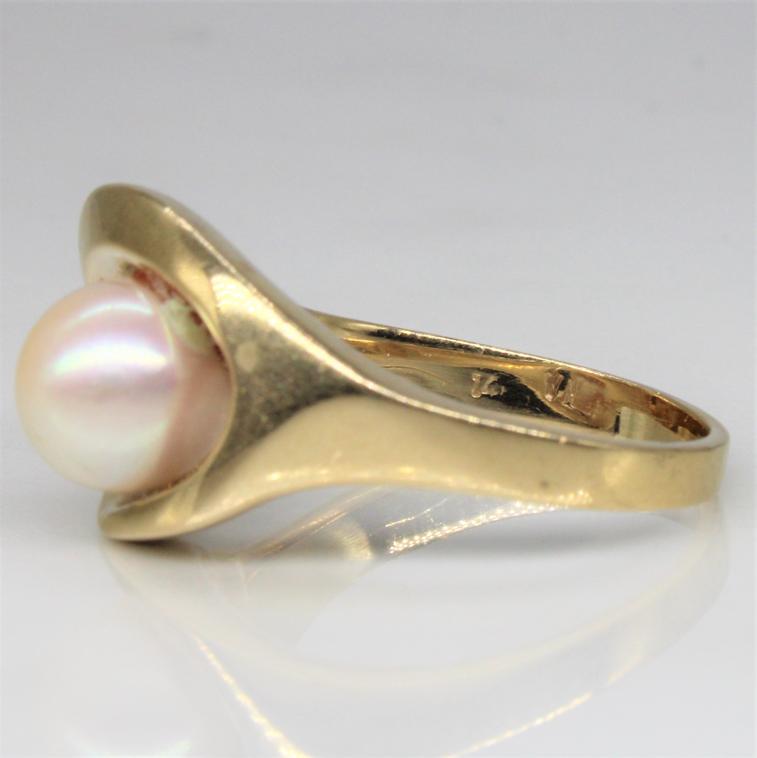 Pearl Cocktail Ring | SZ 6.25 |