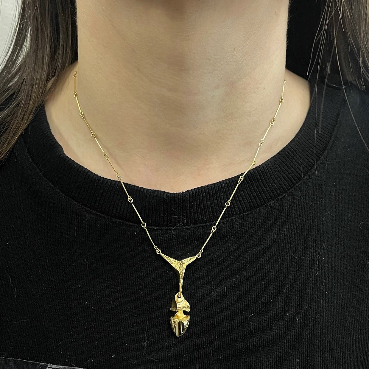 Unique Bead Link Chain Necklace | 16