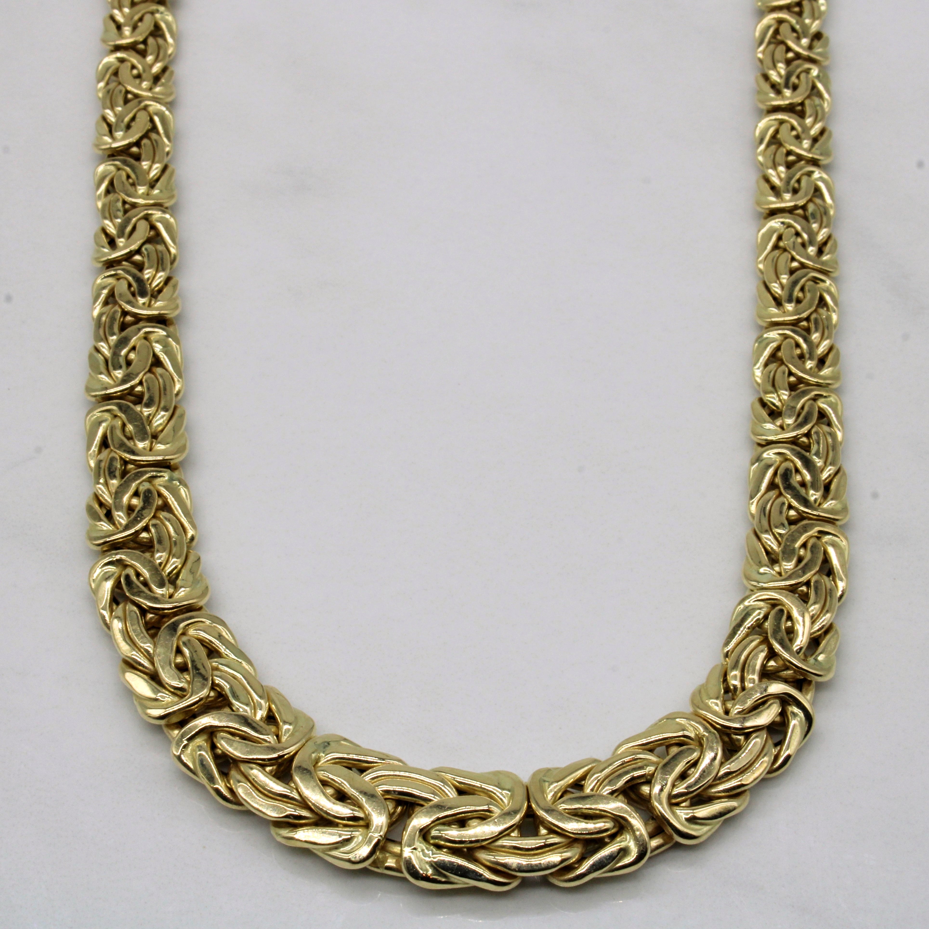 14k Yellow Gold Unique Link Chain | 20" |