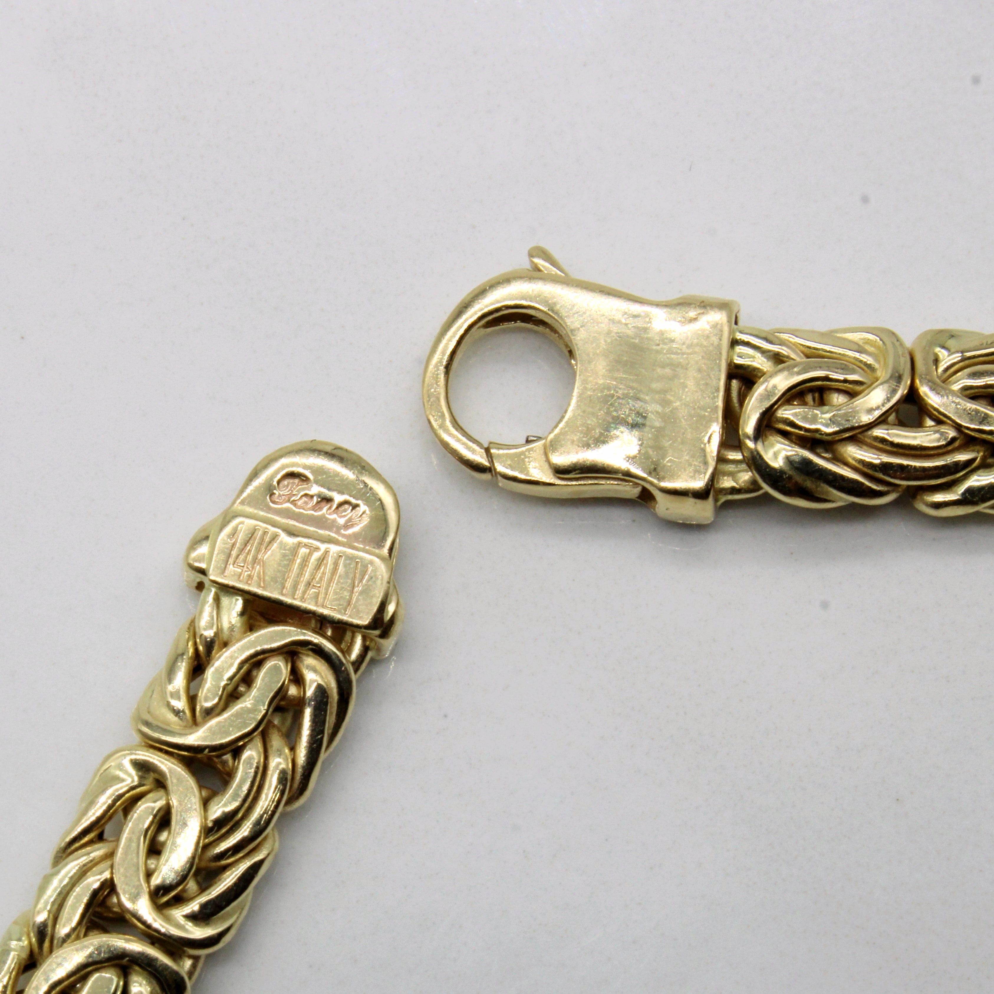 14k Yellow Gold Unique Link Chain | 20" |