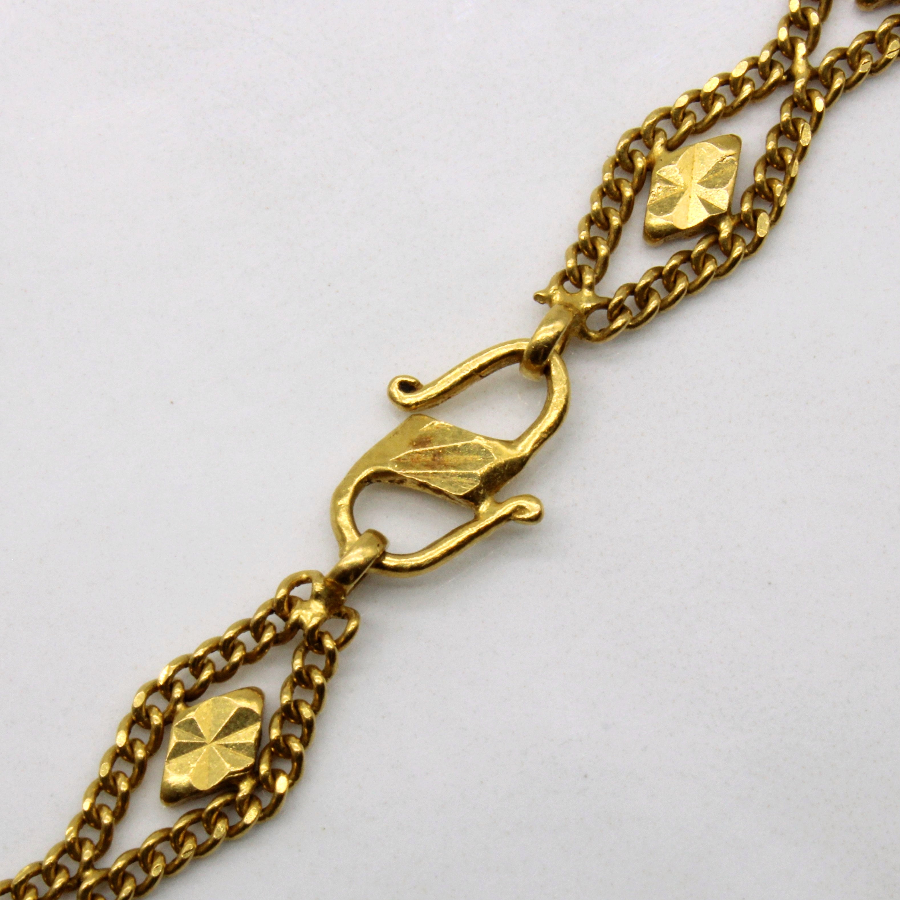 22k Yellow Gold Necklace | 20" |