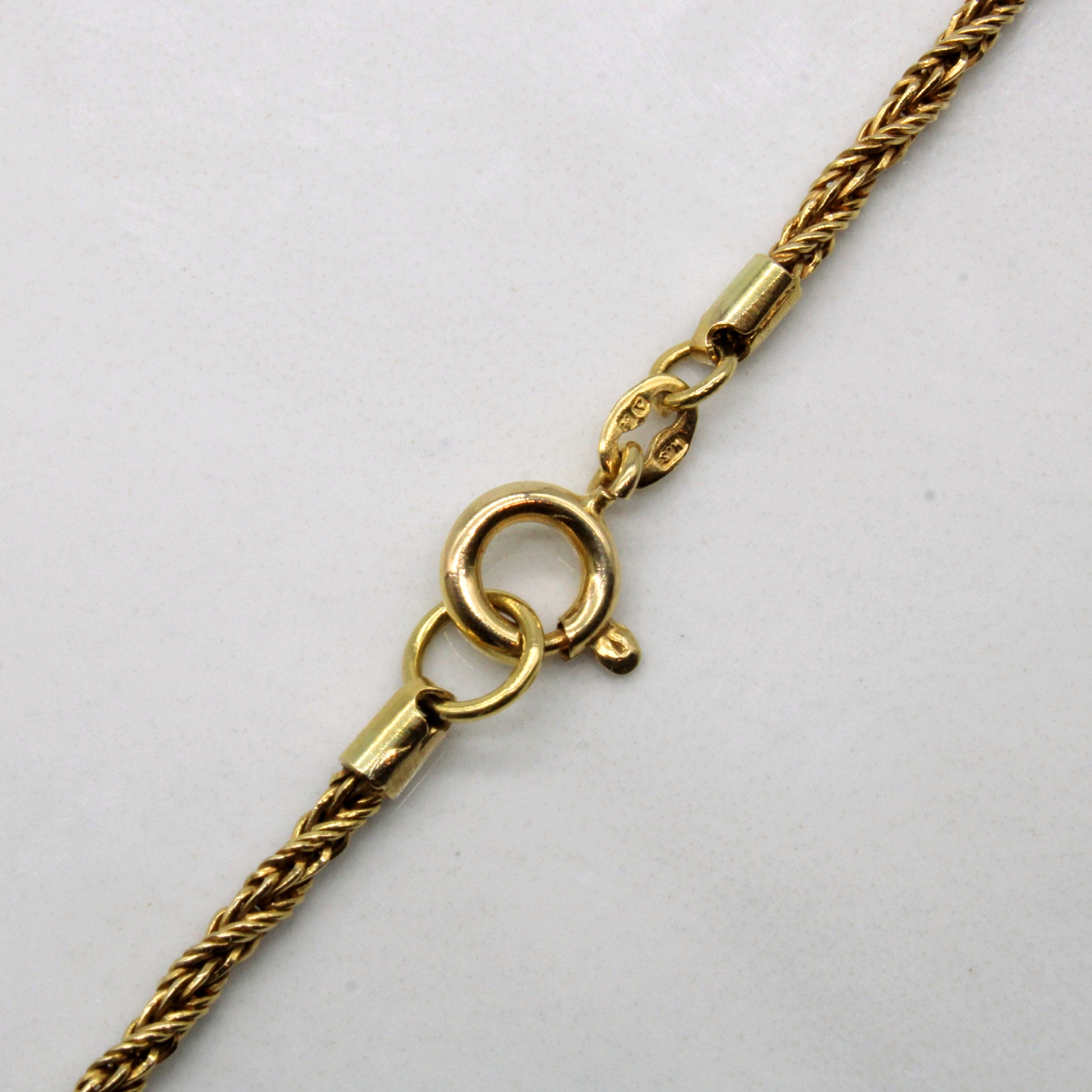 10k Yellow Gold Rope Chain | 24" |