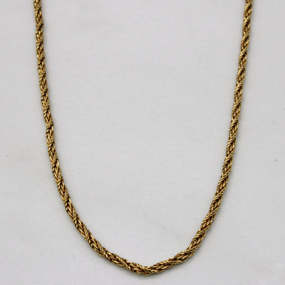 10k Yellow Gold Rope Chain | 24