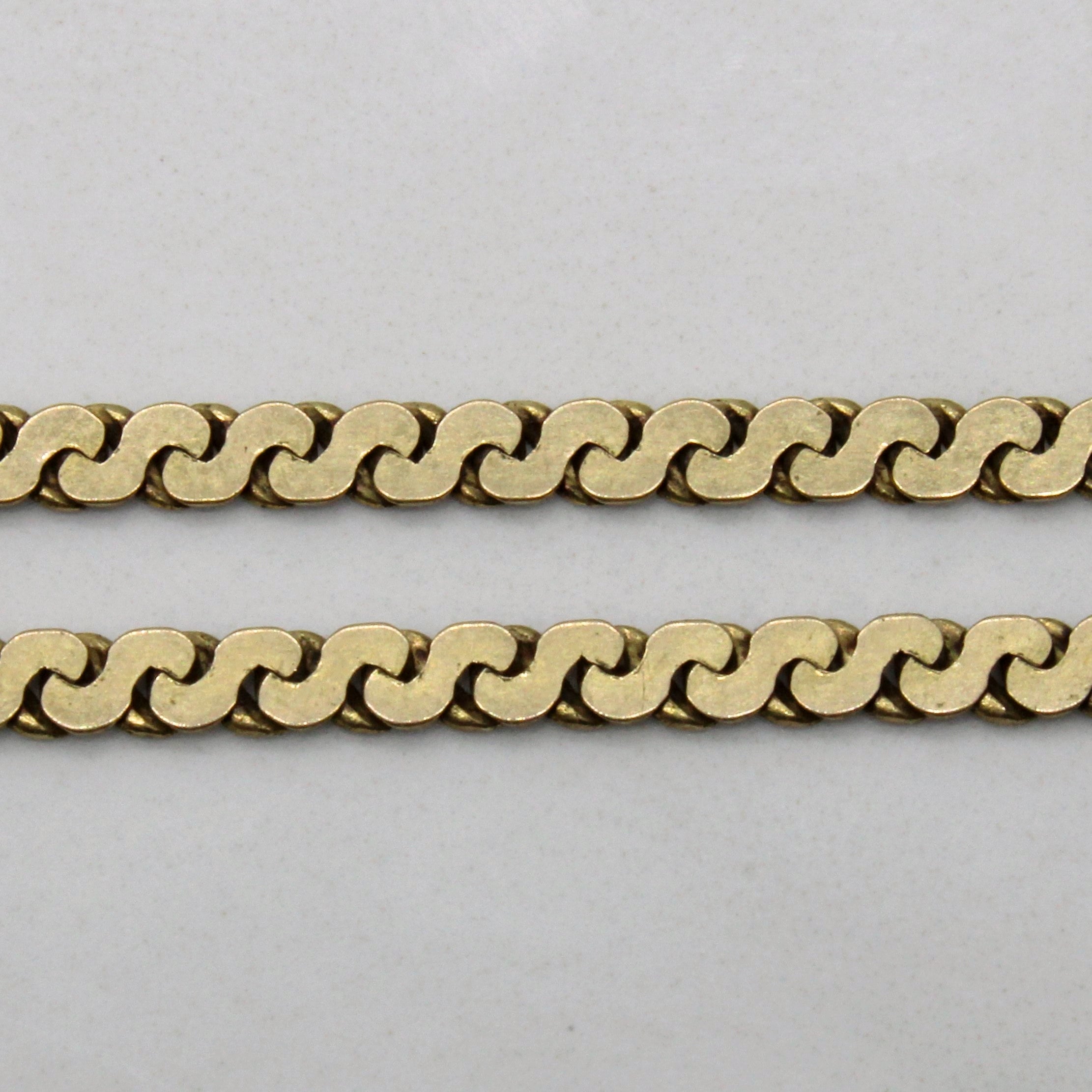 14k Yellow Gold Serpentine Chain | 21" |