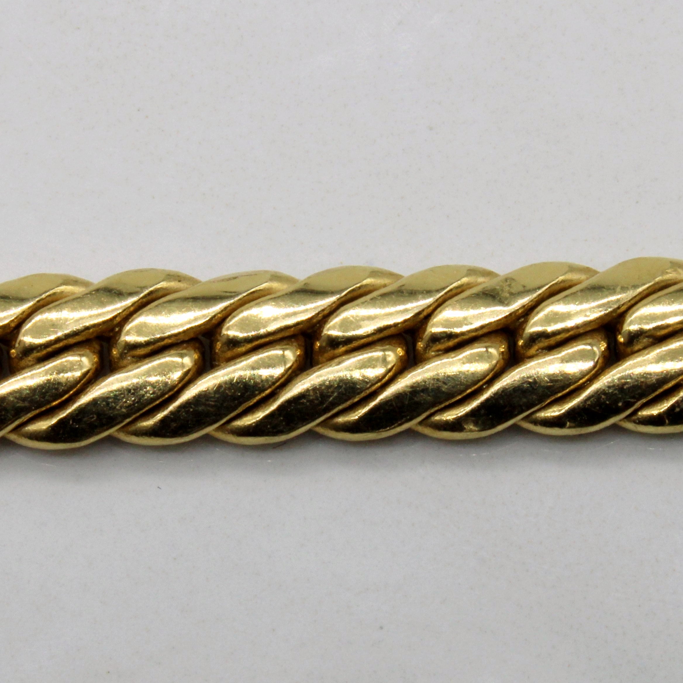 18k Yellow Gold Cuban Link Bracelet | 8" |