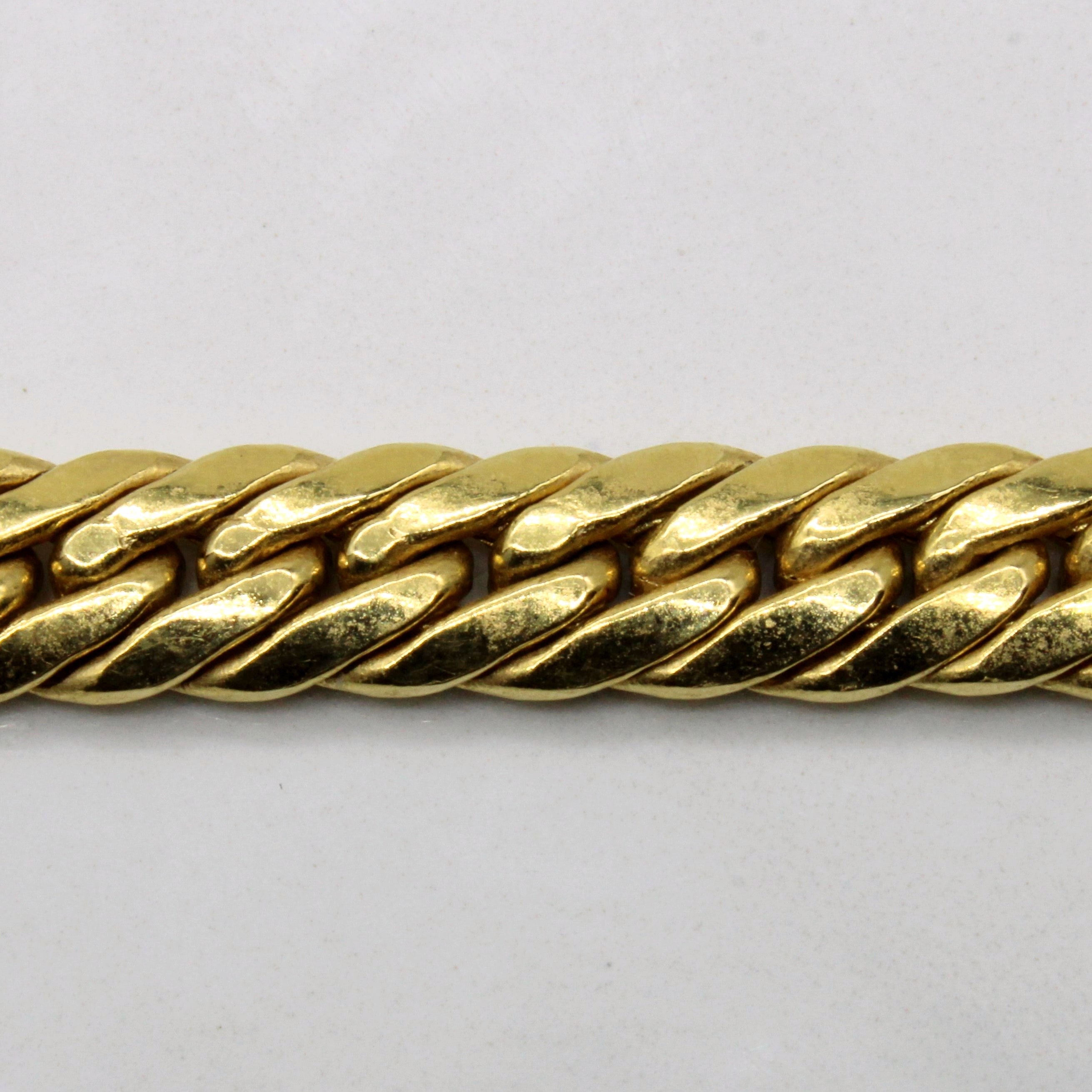 18k Yellow Gold Cuban Link Chain | 18" |