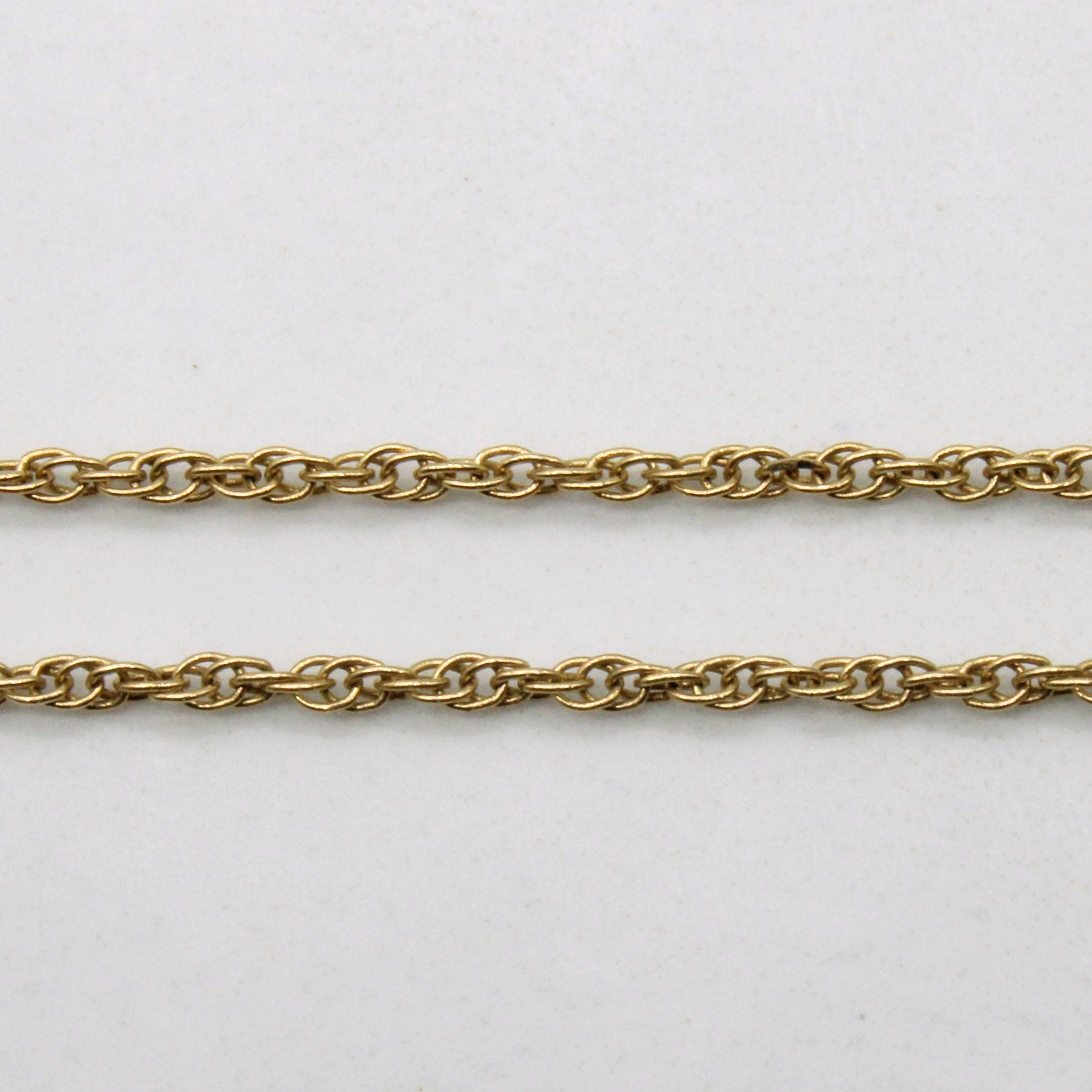 14k Yellow Gold Rope Chain | 16" |