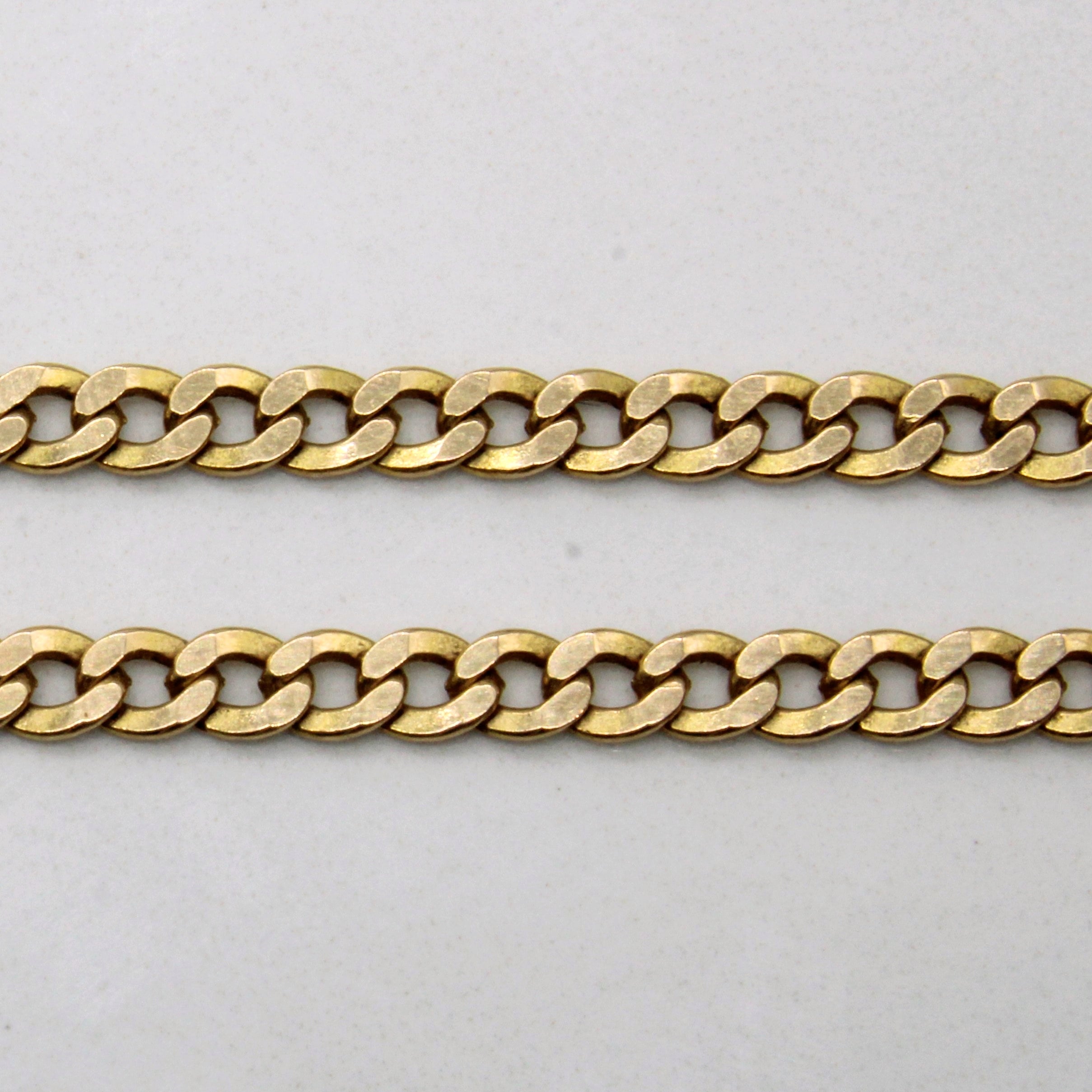 14k Yellow Gold Curb Link Chain | 21" |