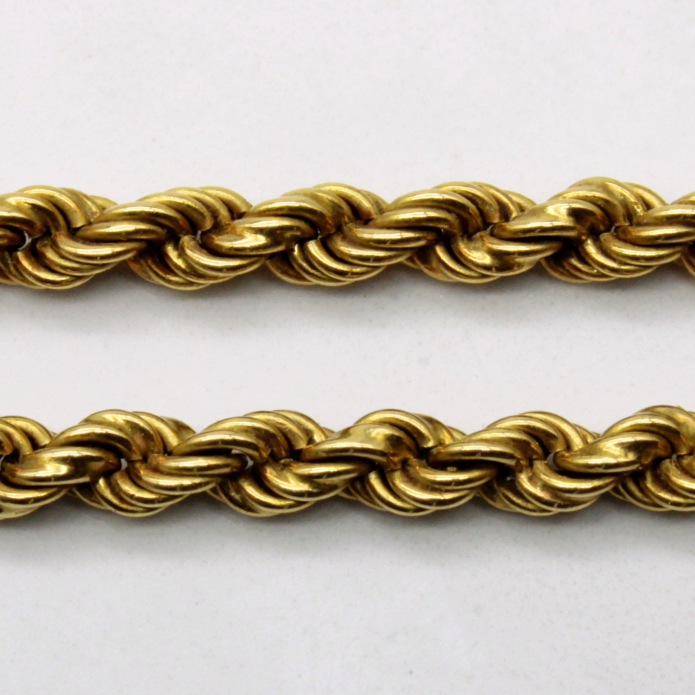 18k Yellow Gold Rope Chain | 25" |